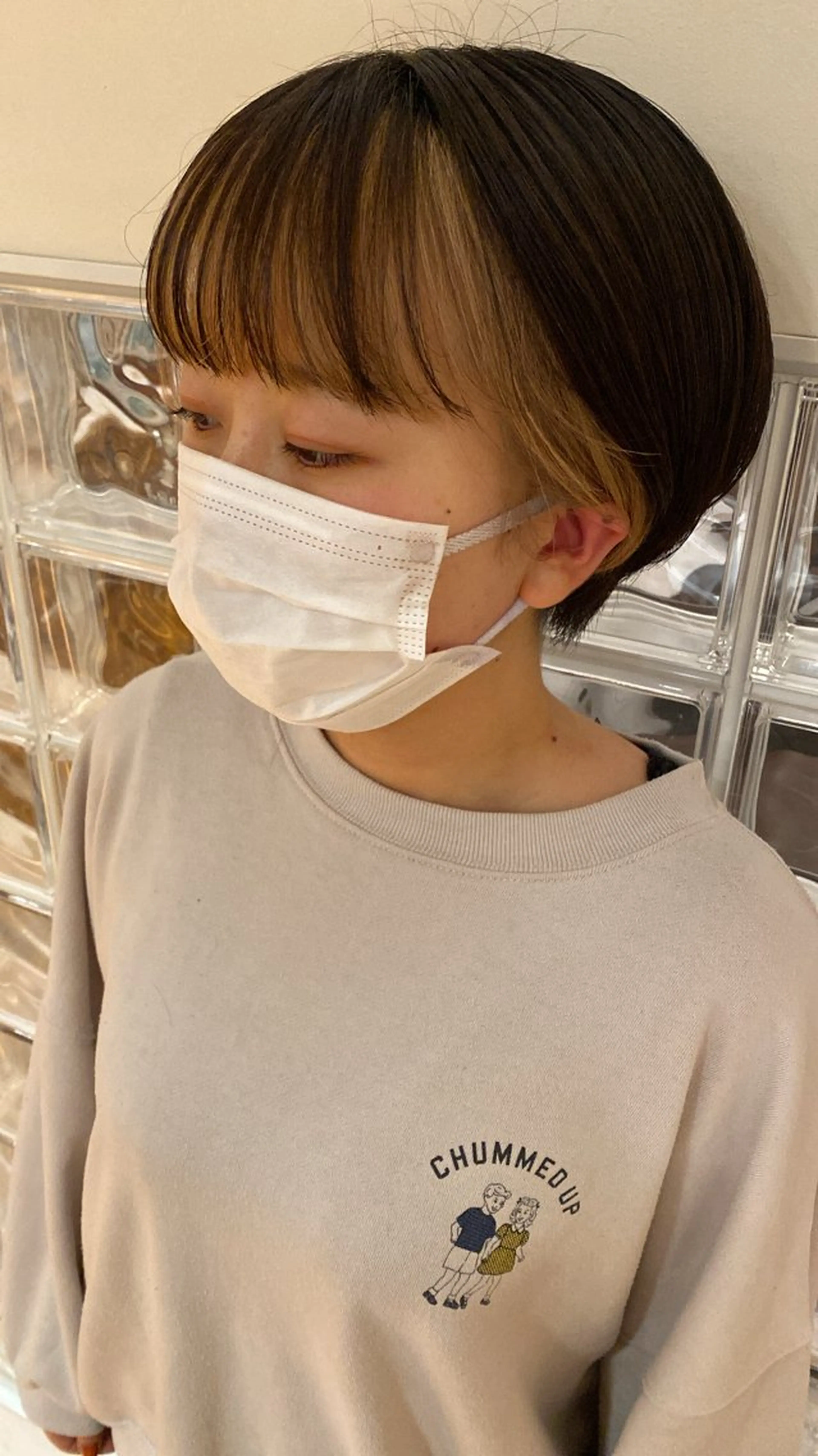 カラー インナーカラー 軍司 美夏のヘアスタイル