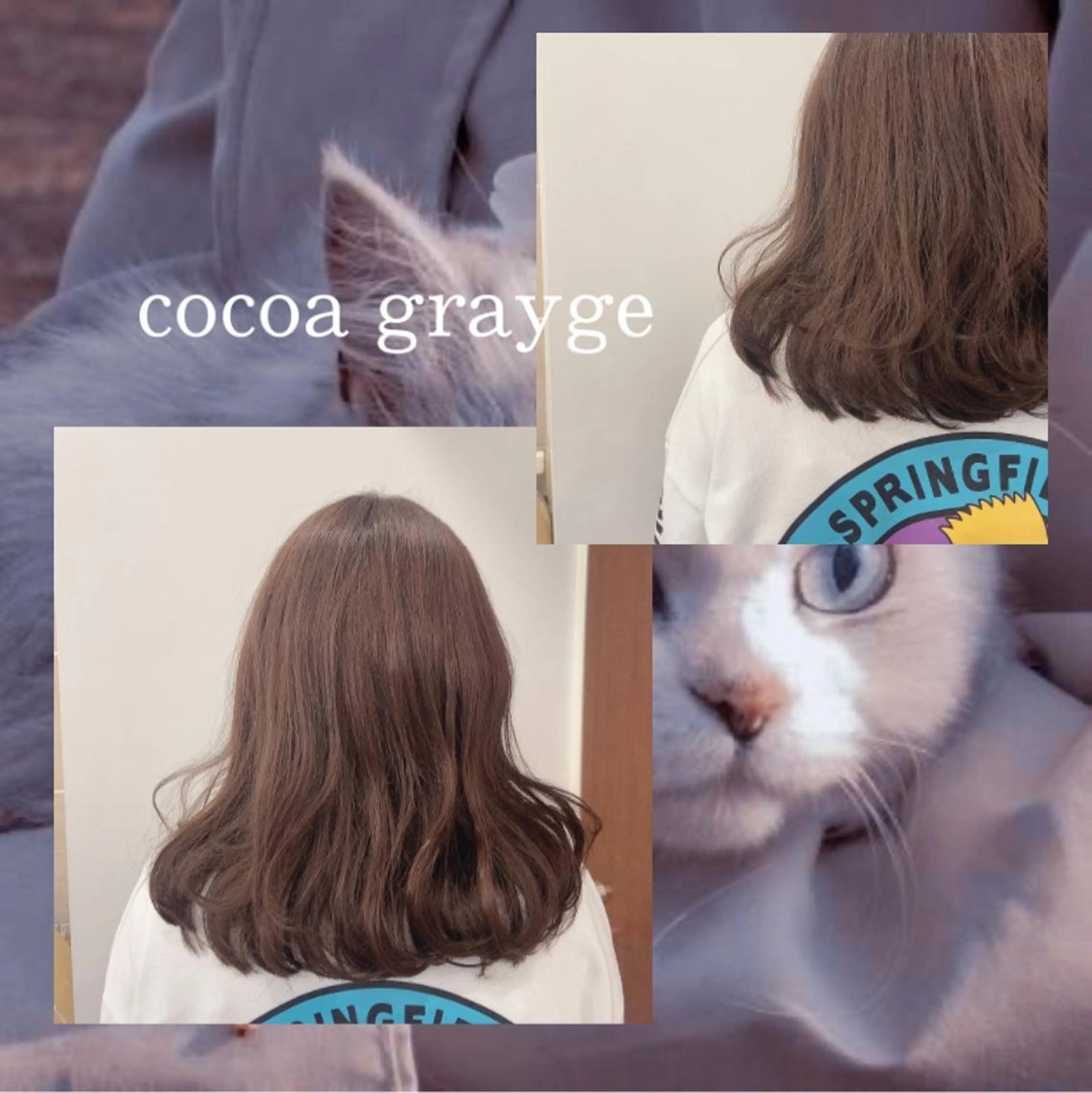 ミディアム カラー ヘアアレンジ カット ヘアカラー トリートメント eN°byyoureshair所属・🎀トップスタイリ スト湯川響🎀のヘアスタイル