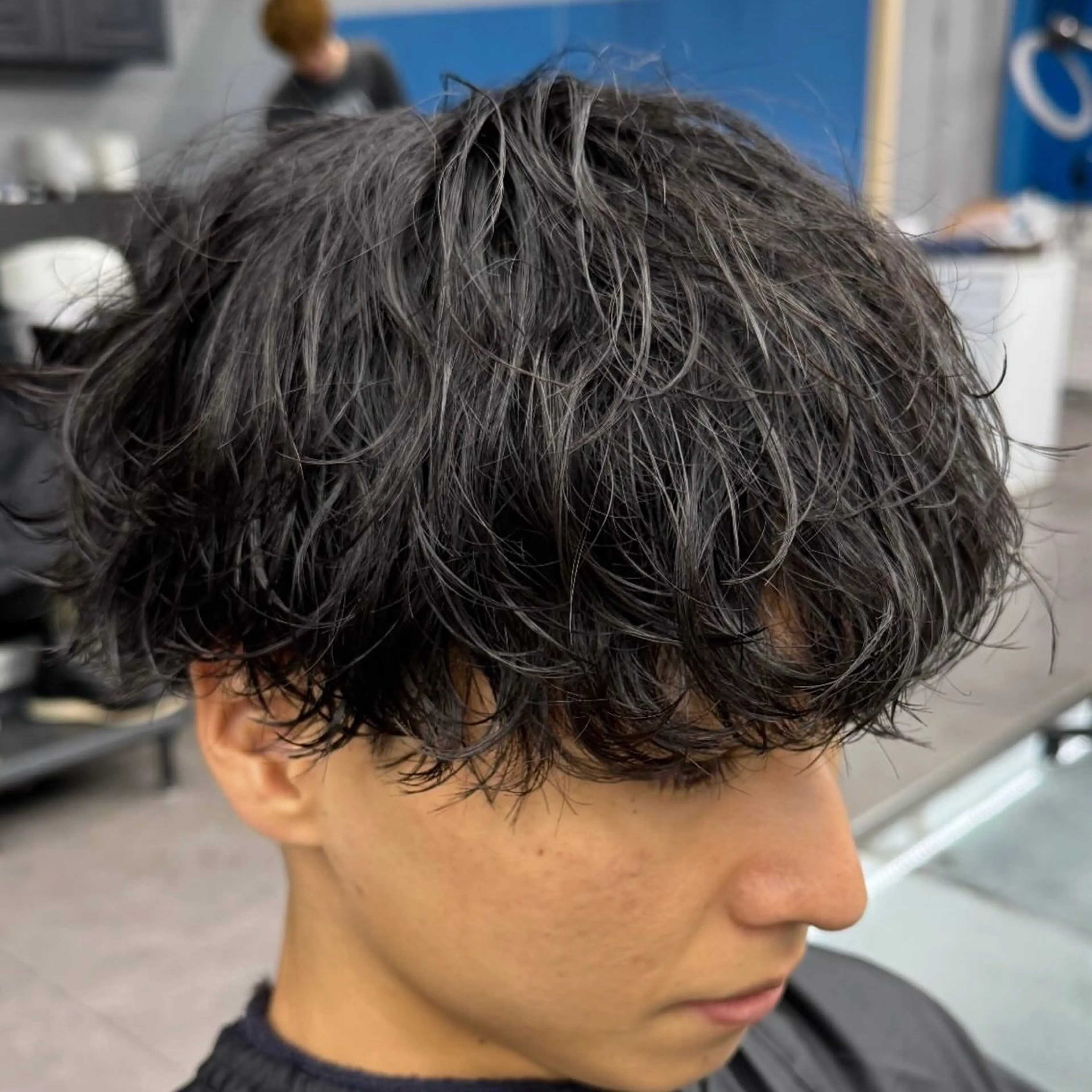 パーマ メンズ カット パーマ ハイトーン/パーマ/ メンズ / 櫻本🌐のヘアスタイル