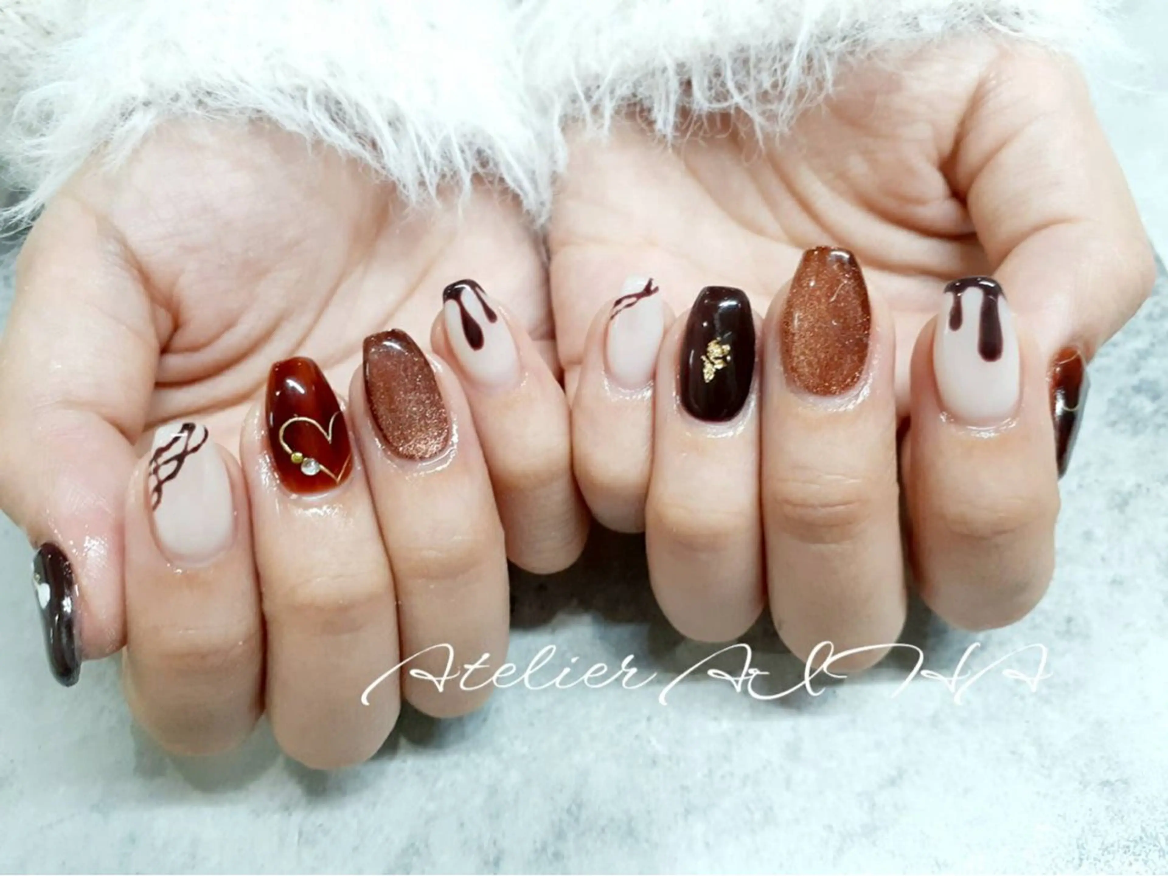 ネイル アトリエAIHA★ フィルイン推奨サロンのネイルデザイン