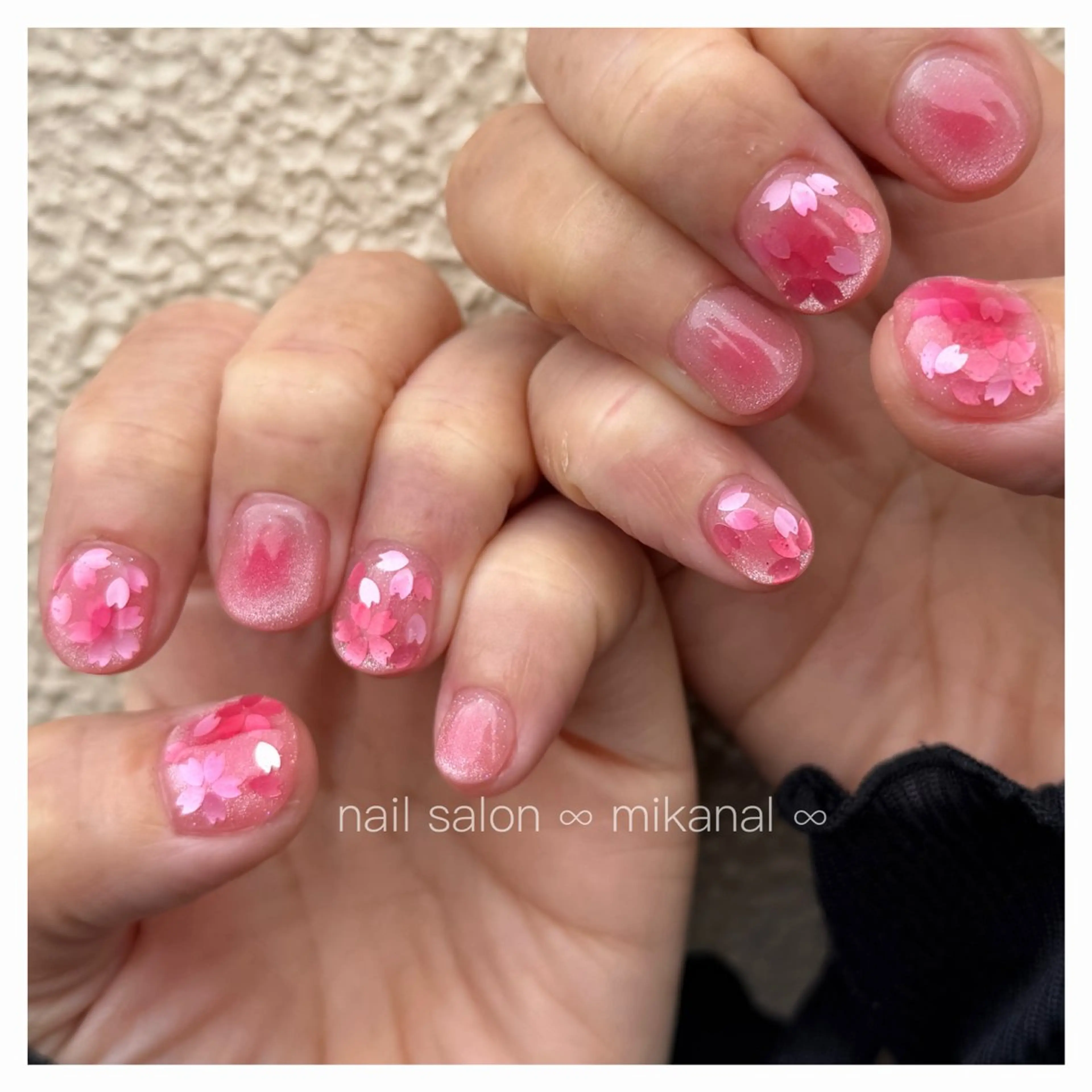 ネイル ハンドネイル nailsalon ∞ ﾐｶﾅﾙ ∞のネイルデザイン