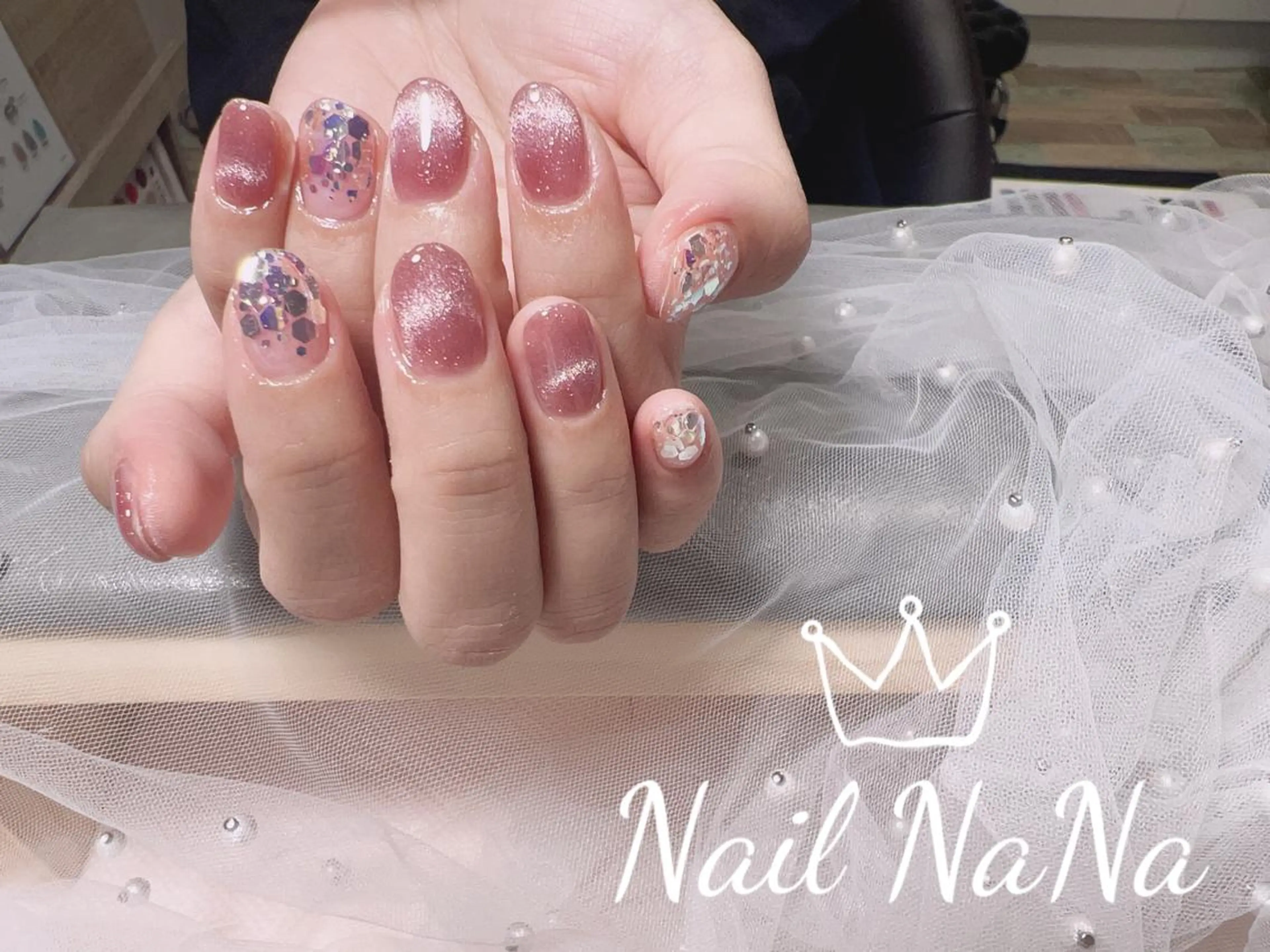 ショート カラー ネイル ハンドネイル Nail NaNaのネイルデザイン
