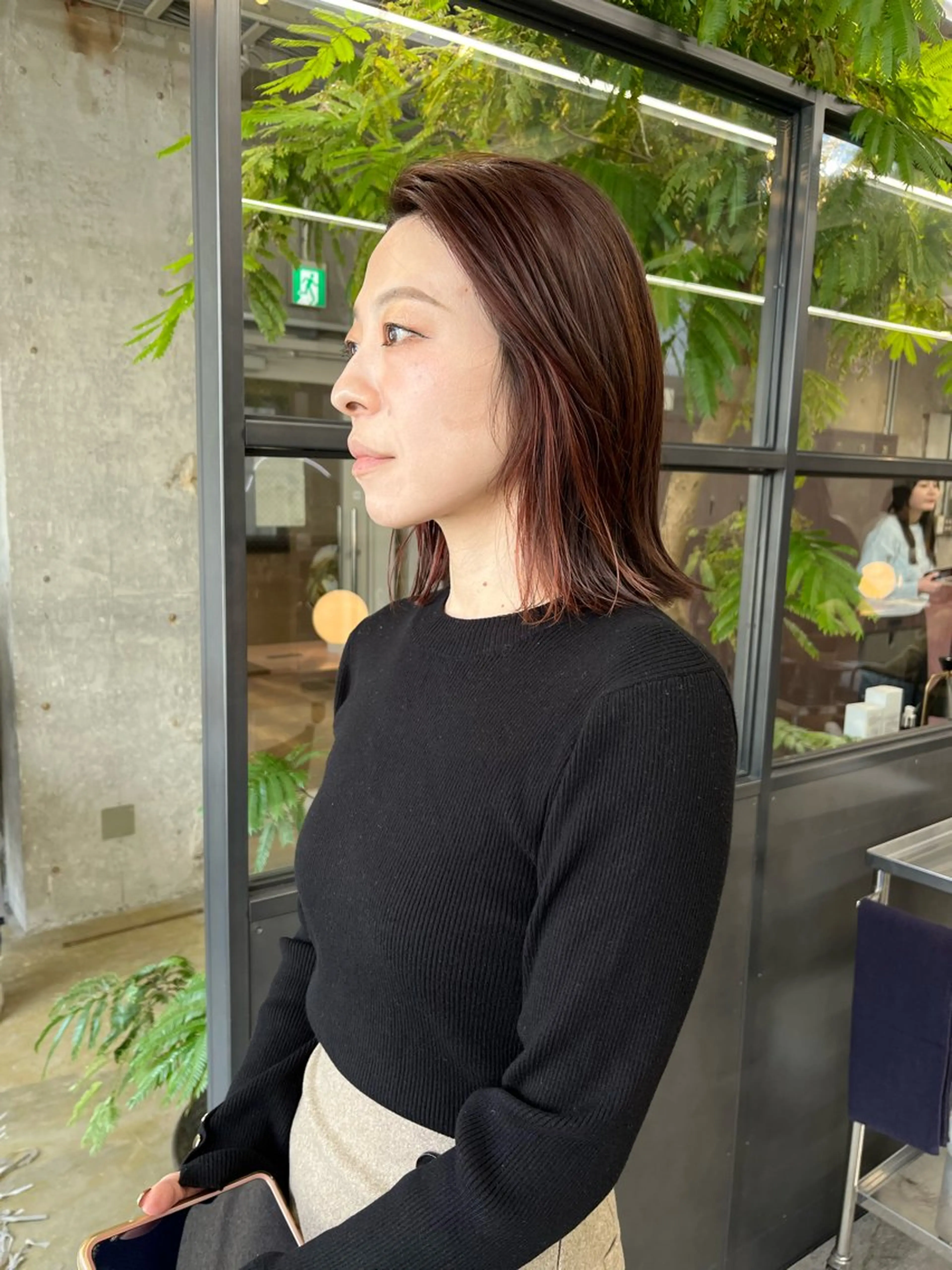 ミディアム カラー カット ヘアカラー 小木曽智美 /ボブ/ショートのヘアスタイル