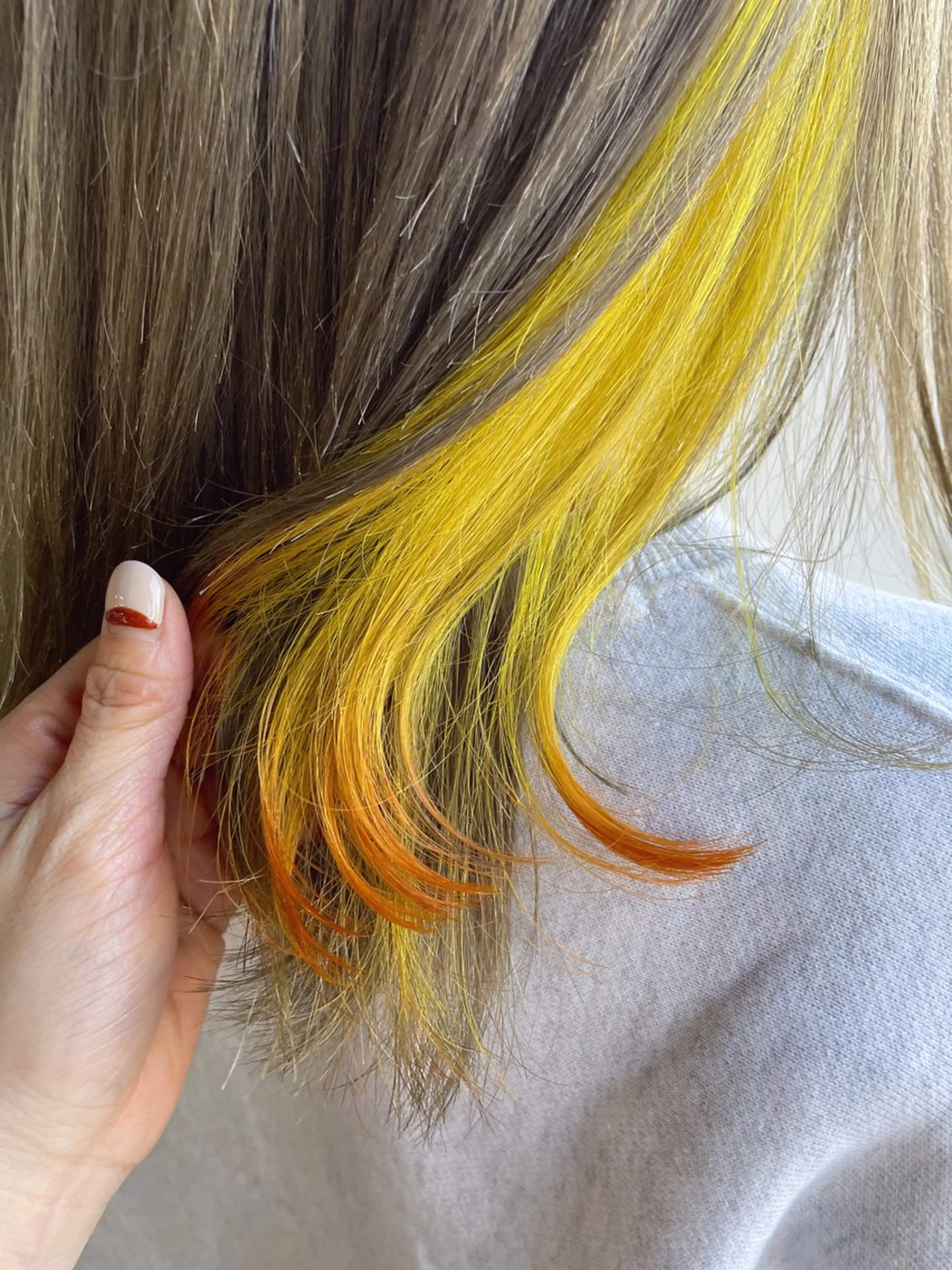 セミロング カラー 透明感カラー/推しカ ラー☁️JURAのヘアスタイル