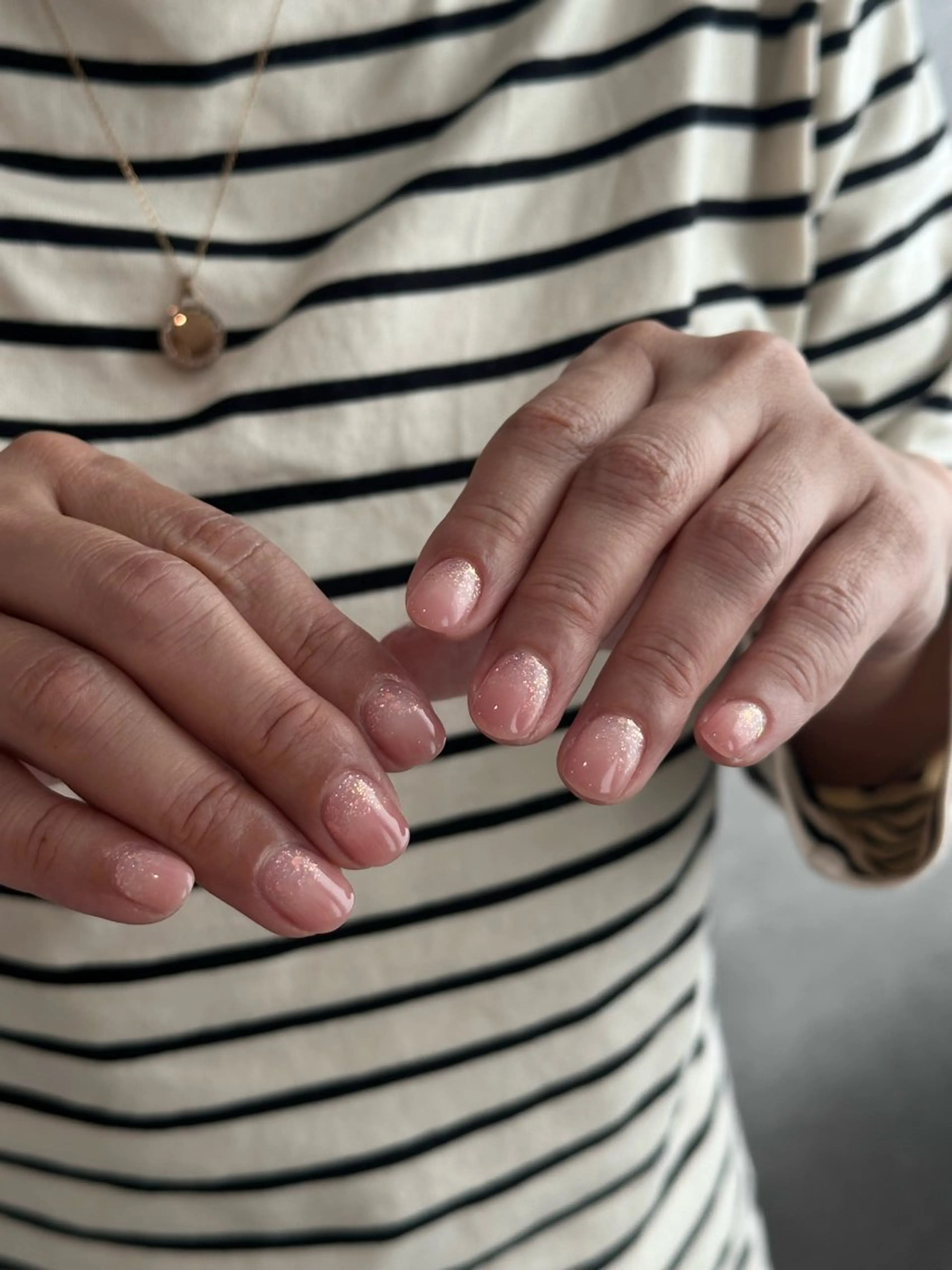 ネイル ラメ(グリッター) ハンドネイル GLOW/ NAIL 福井二の宮店所属・GLOW/NAIL 二の宮KaNaのネイルデザイン