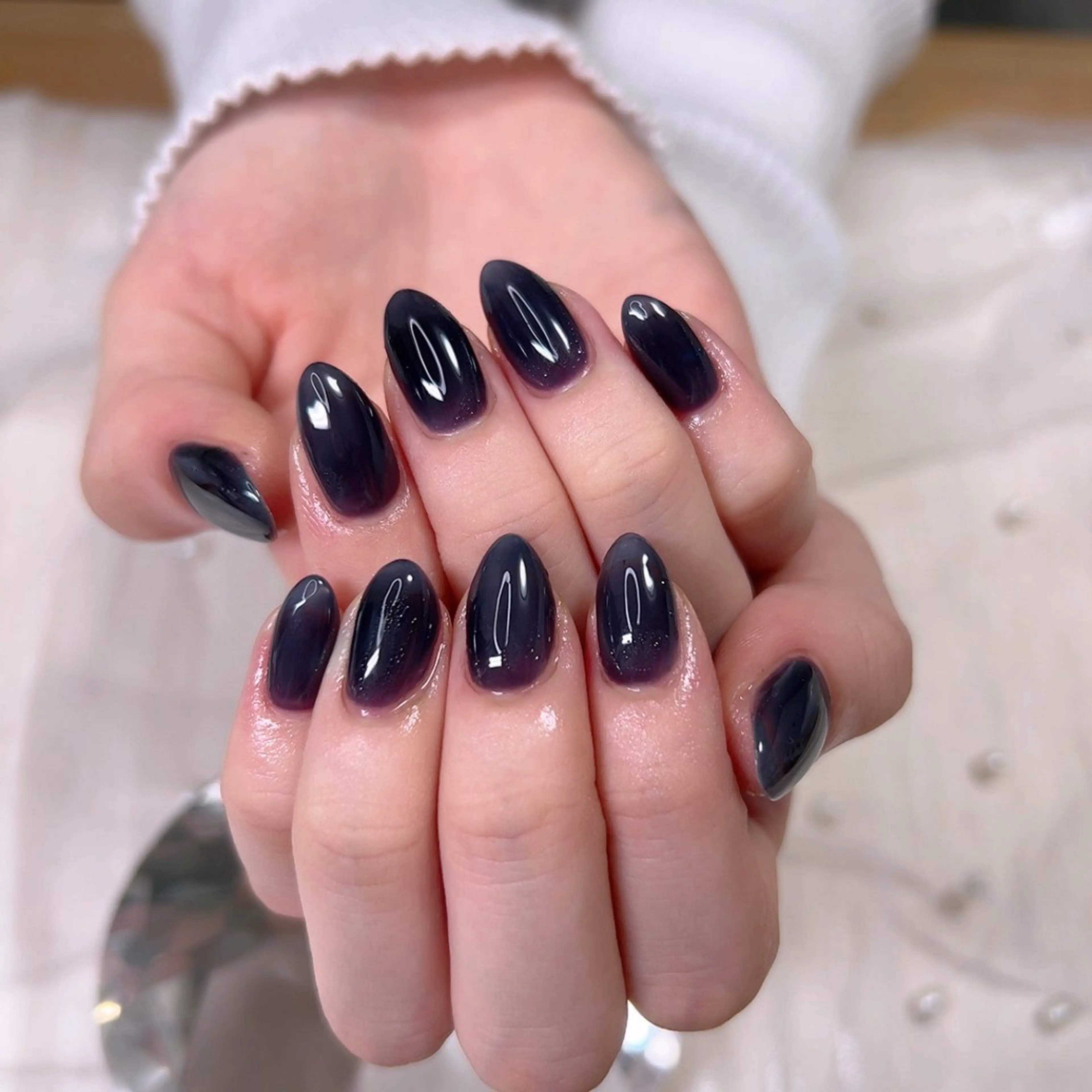 ネイル オフィスネイル ワンカラーネイル シンプルネイル Cute Tips nailのネイルデザイン