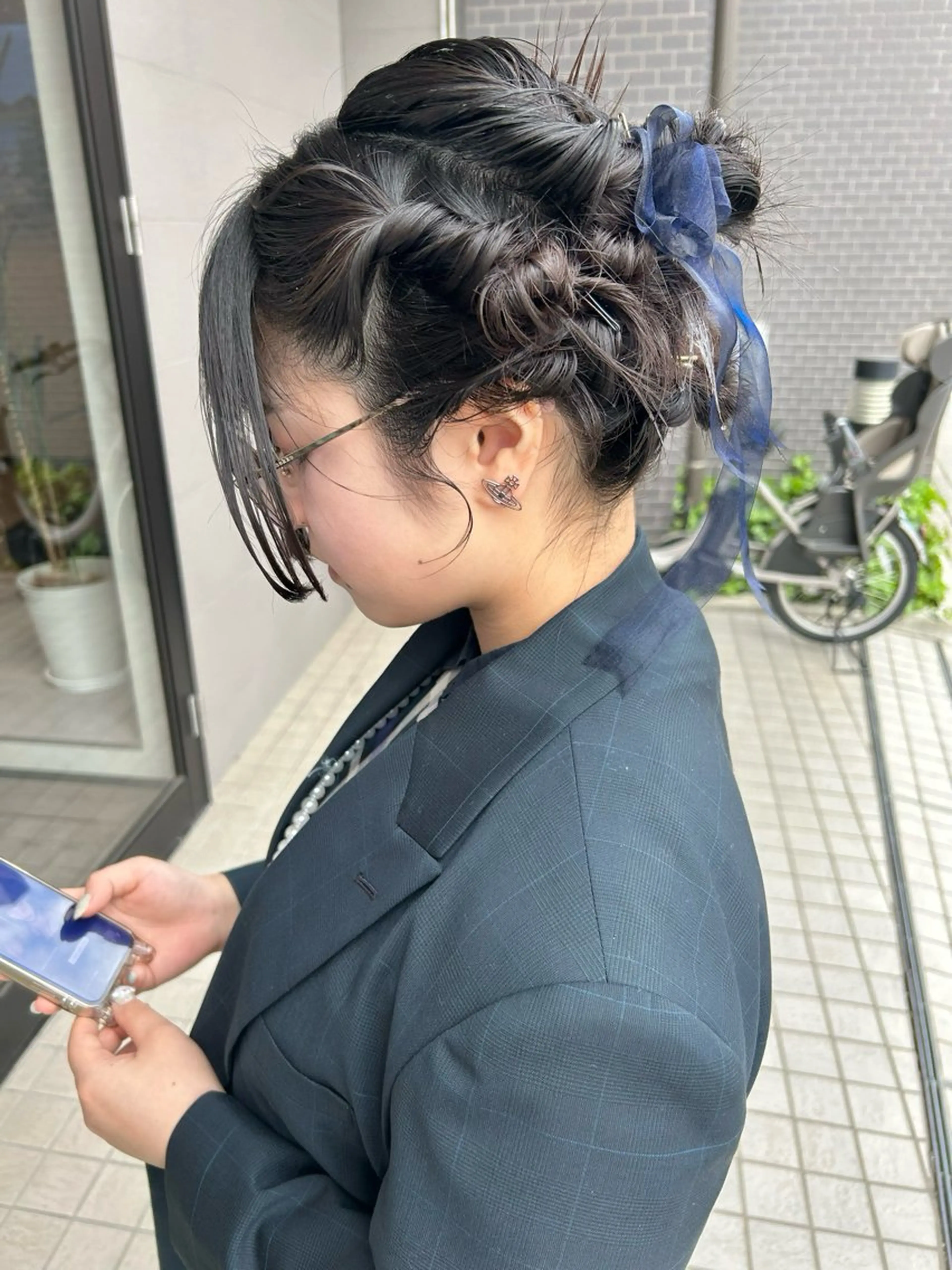 ショート ヘアセット ナカジマ ナナのヘアスタイル