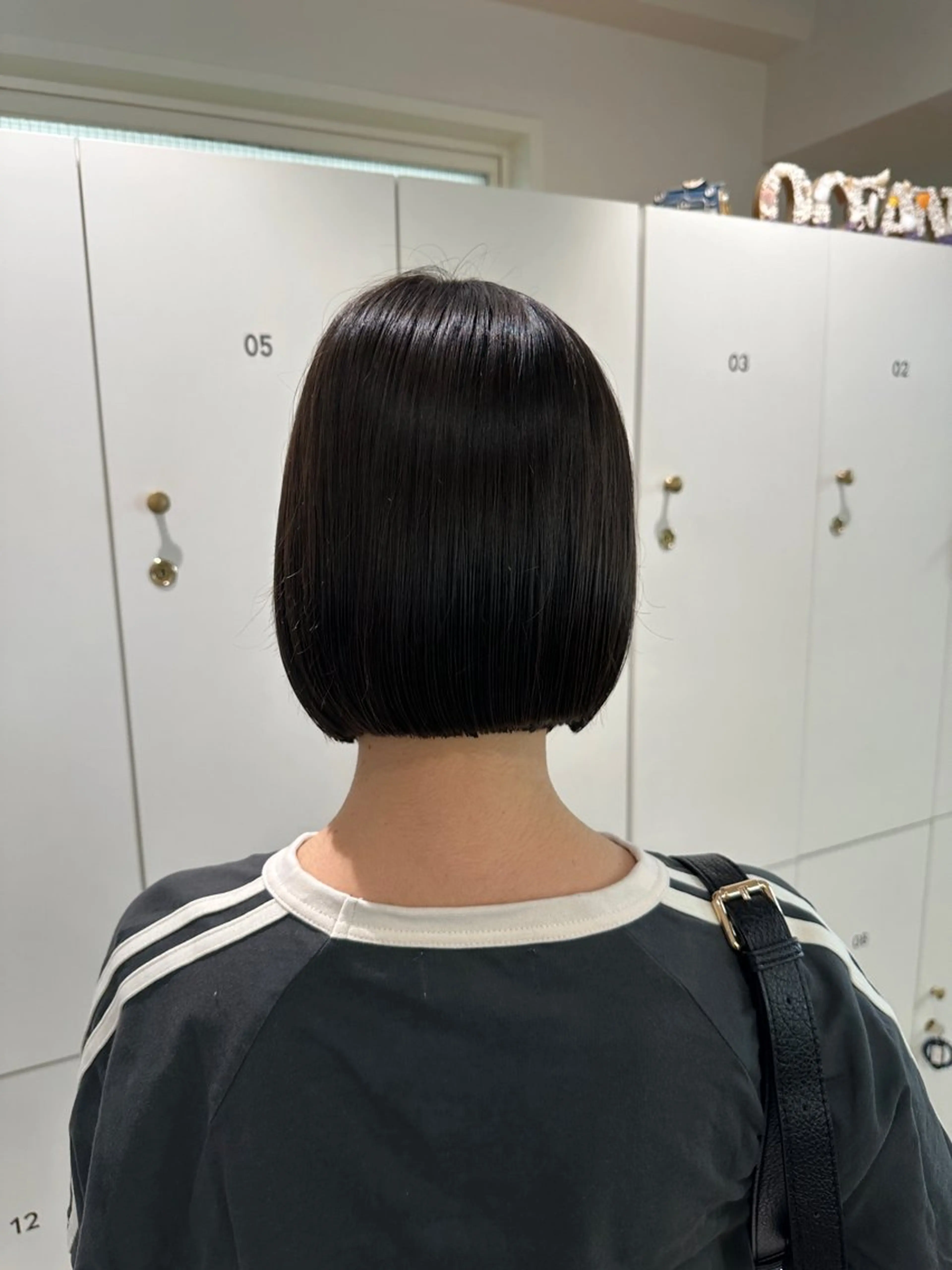 ショート 切りっぱなしボブ ボブ 切りっぱなし/髪質 改善矯正/さやか🫧のヘアスタイル