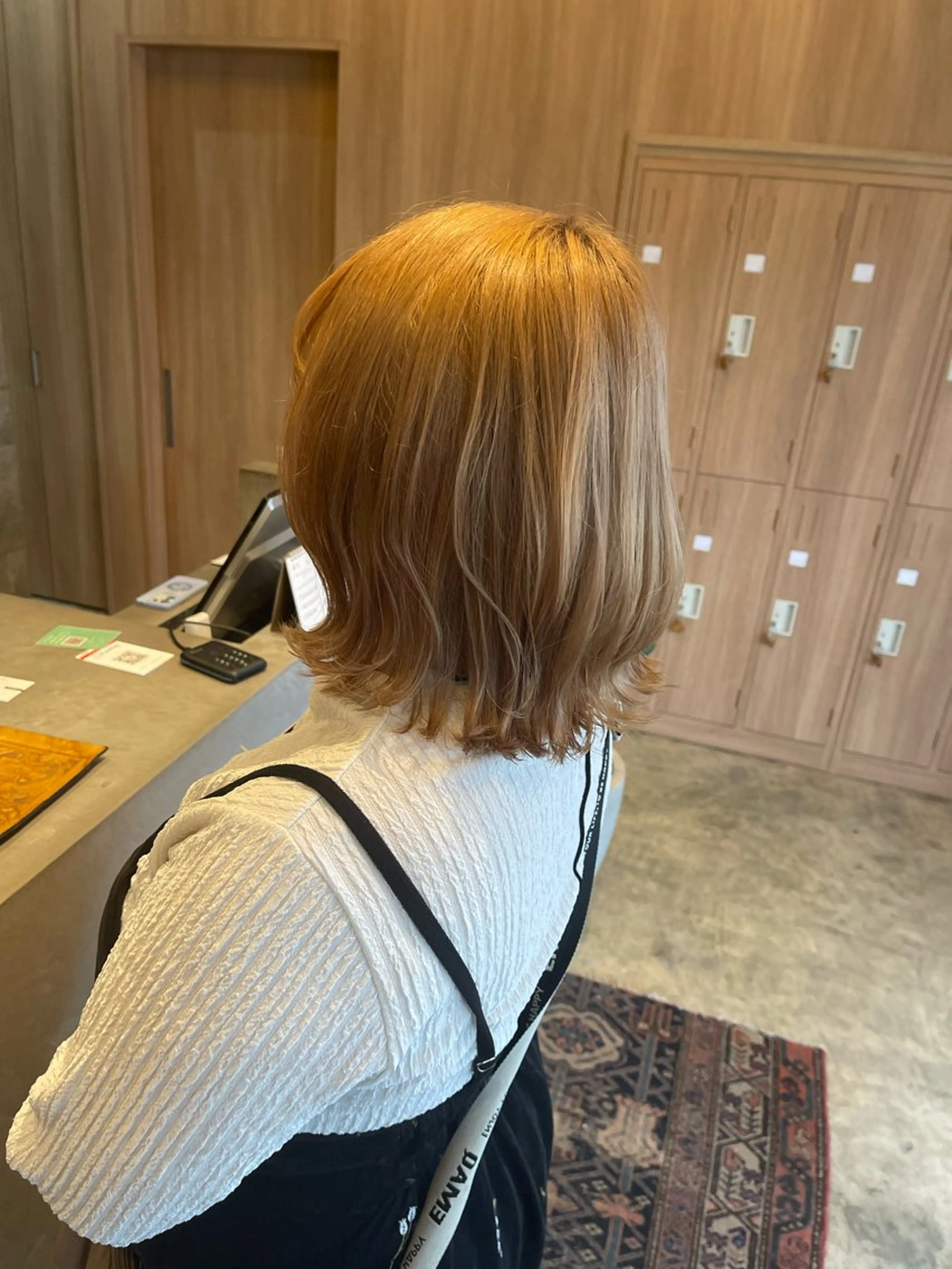 ミディアム 守田 晏奈のヘアスタイル