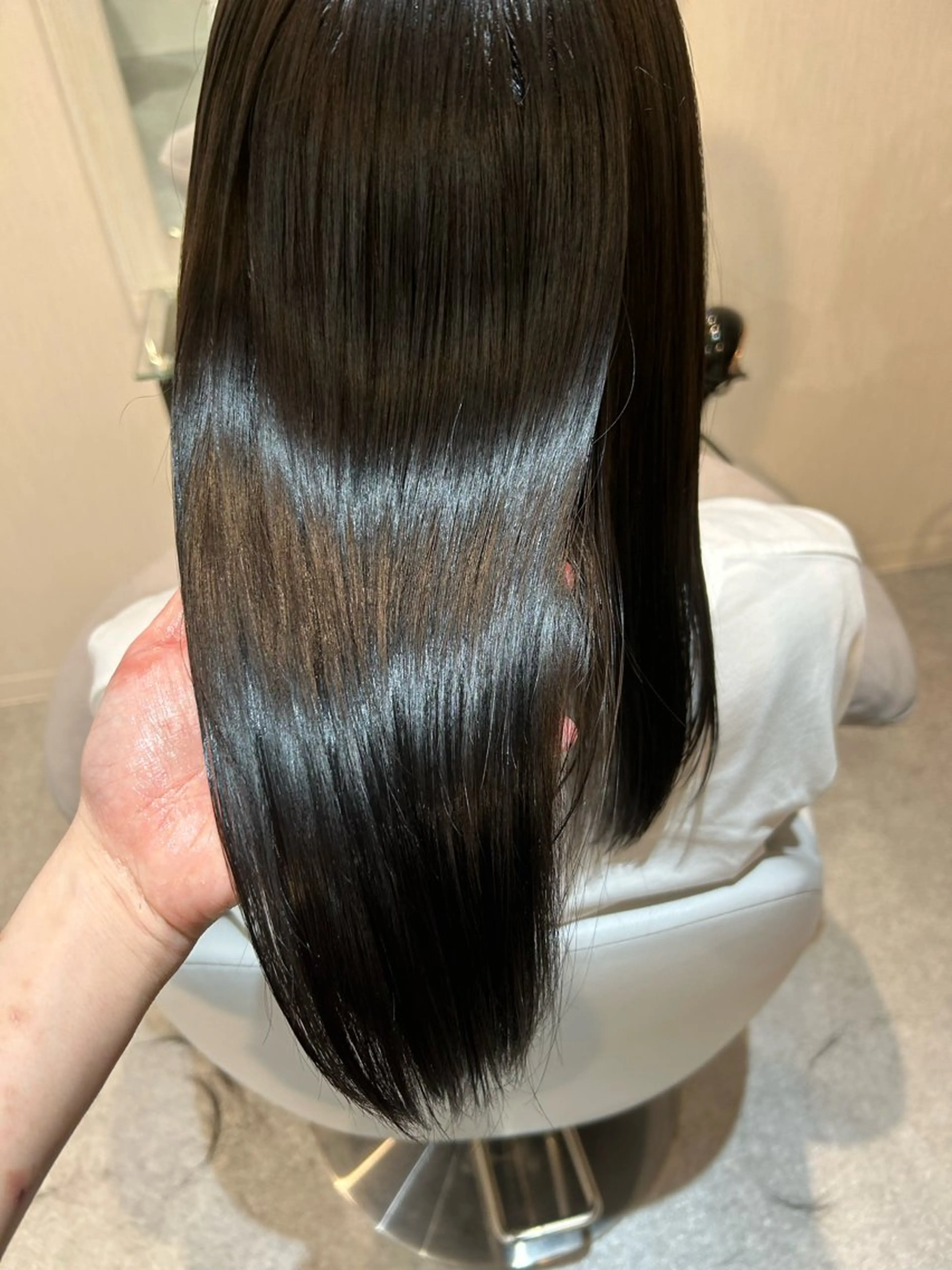 ロング カラー トリートメント 竹野 詞音のヘアスタイル