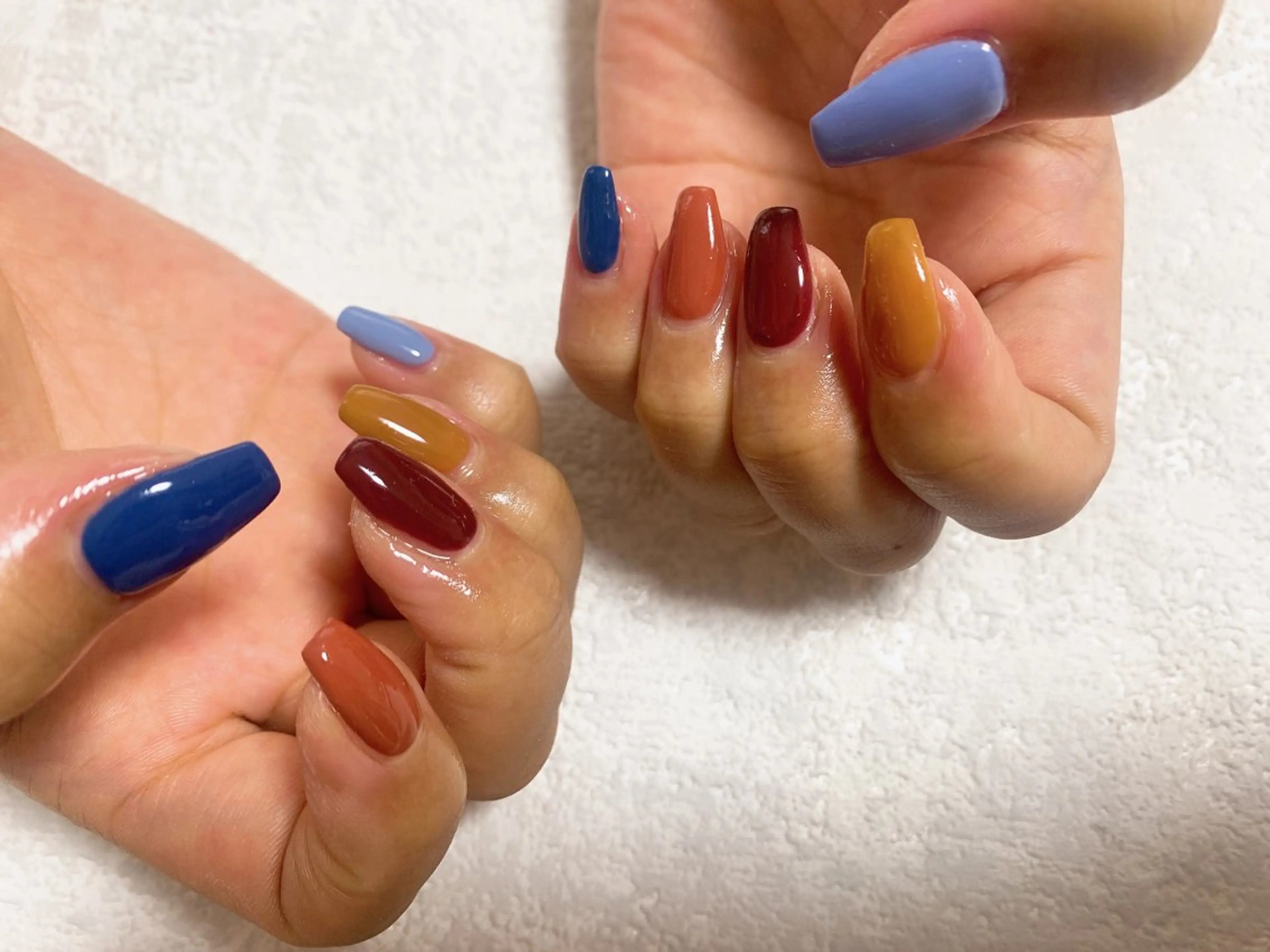 ネイル ジェルネイル 韓国ネイル メンズネイル ワンカラーネイル パラジェル kiki nail たまプラーザのネイルデザイン