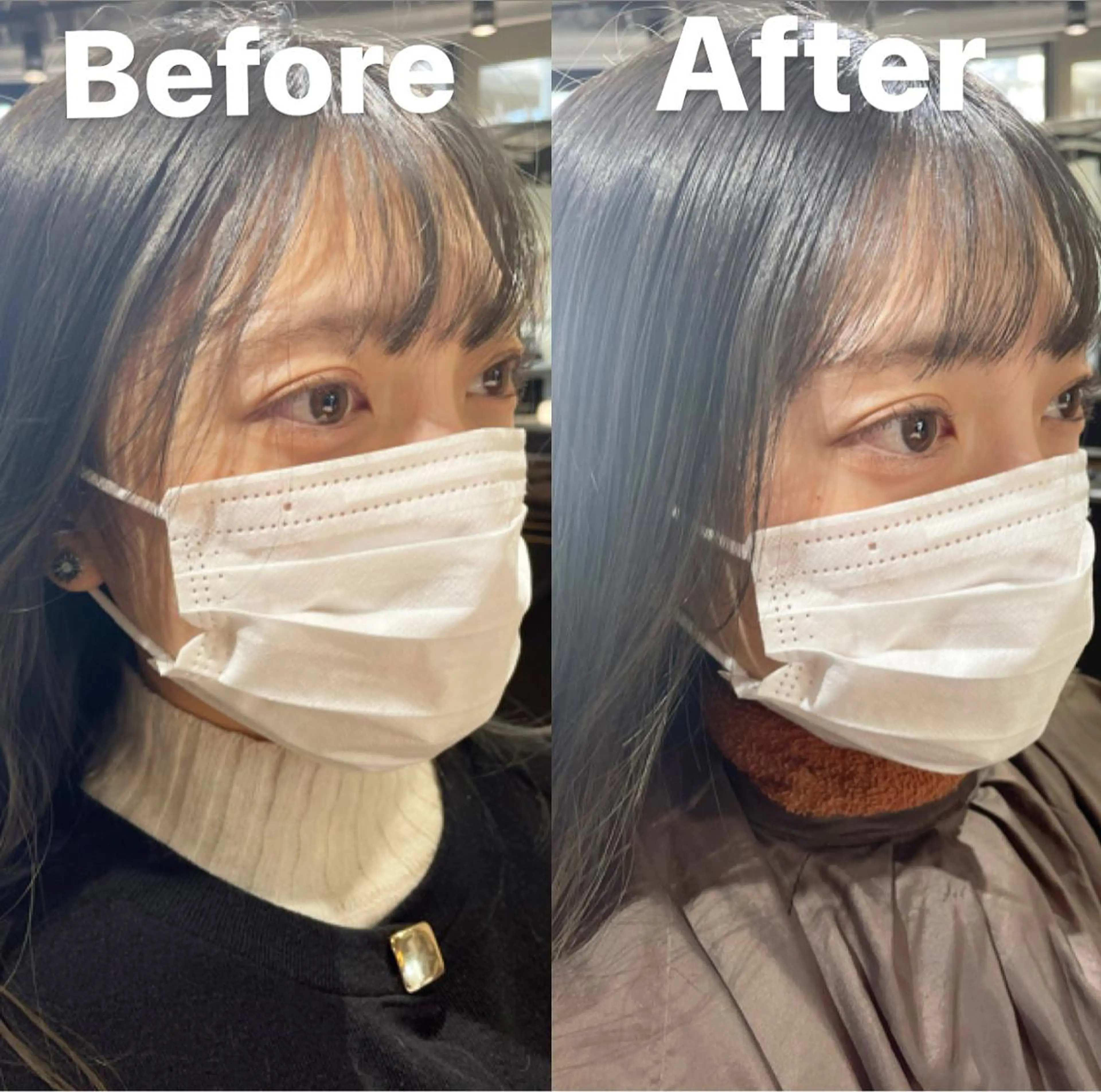 ロング ショート/脱白髪染め ☆宇﨑悠実のヘアスタイル