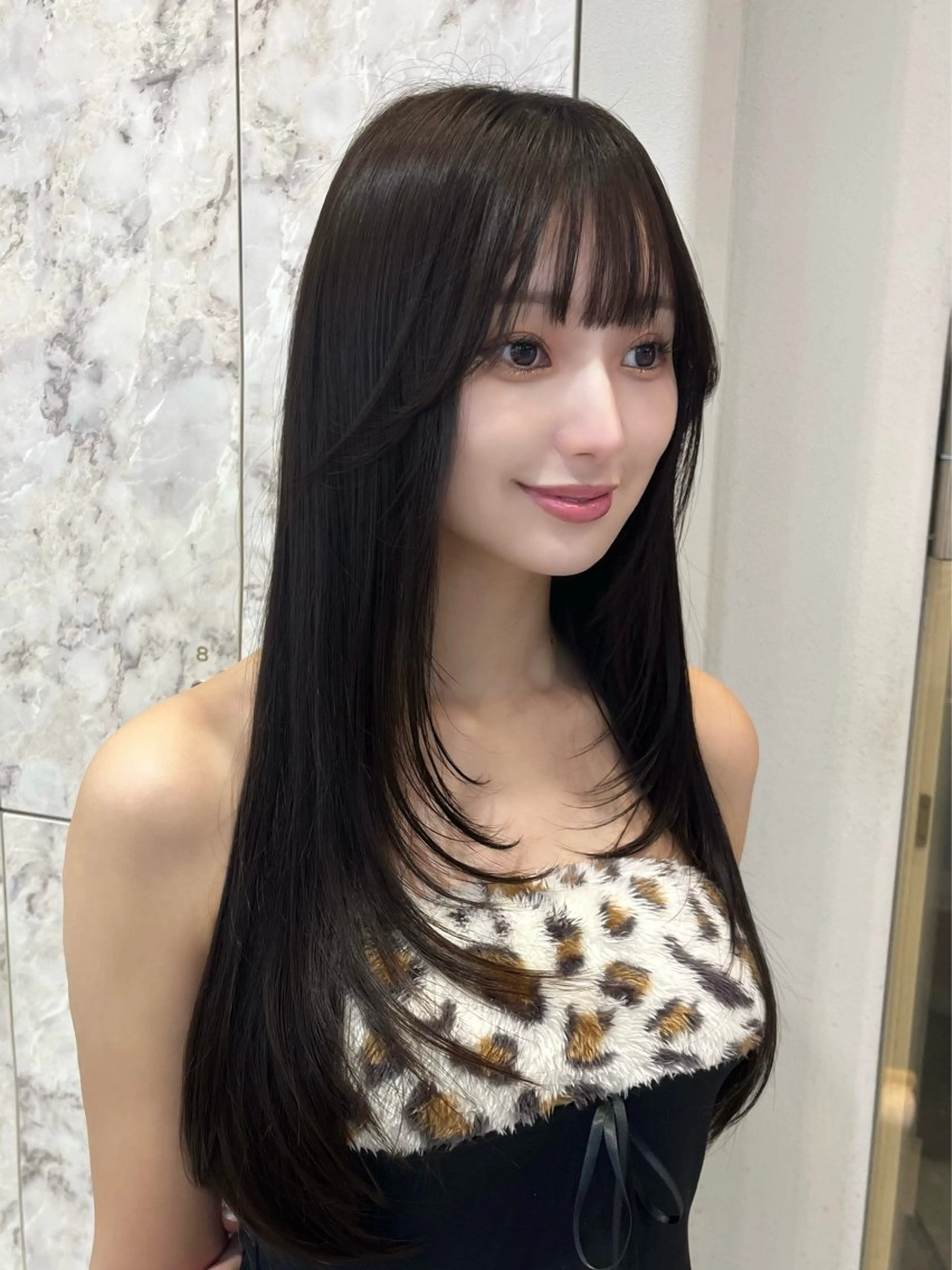 ロング カット ヘアカラー レイヤーカット 新宿🤍Maiのヘアスタイル