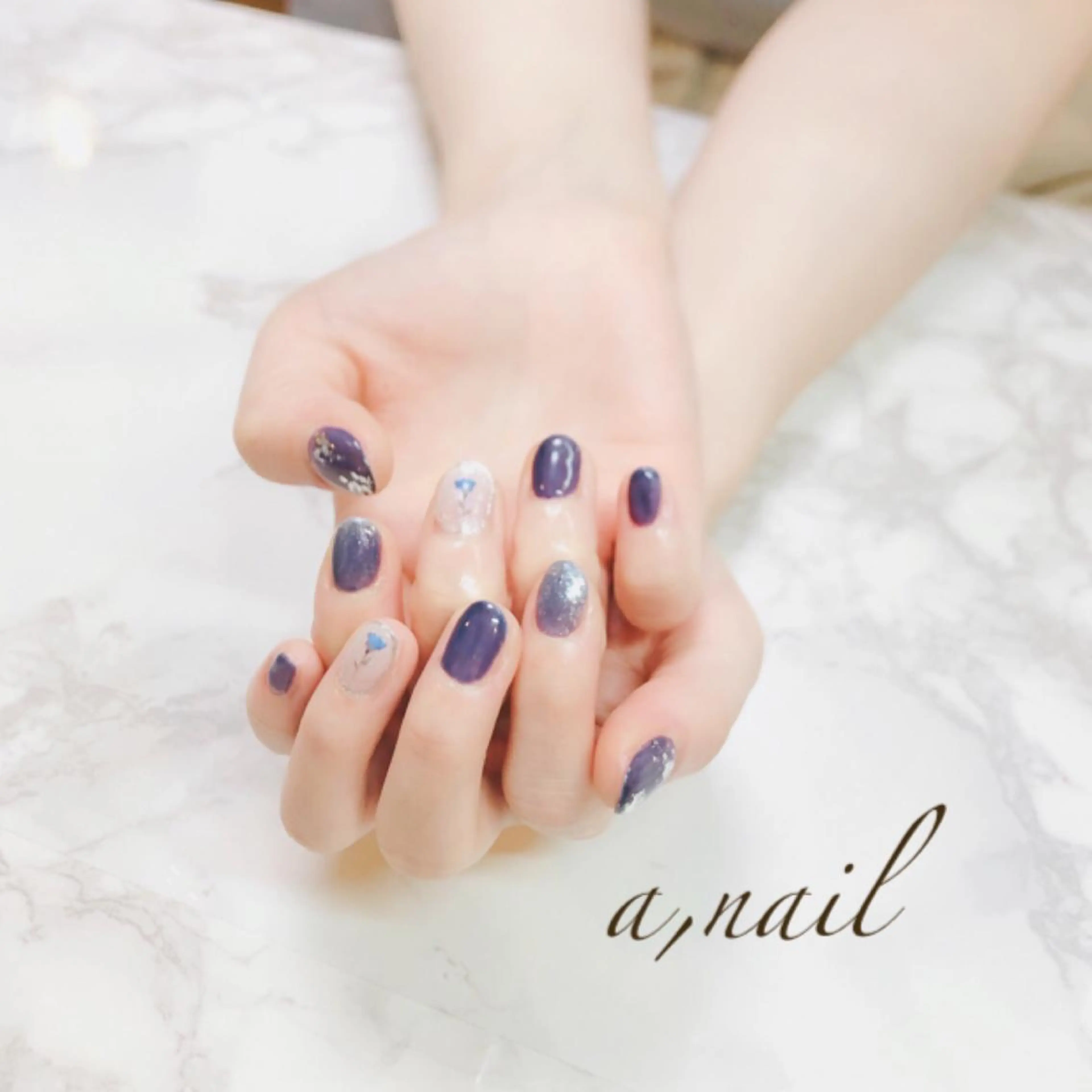 ネイル フラワーネイル フットネイル ジェルネイル グラデーション ワンカラーネイル ハンドネイル ネイルサロン エーネイルのネイルデザイン