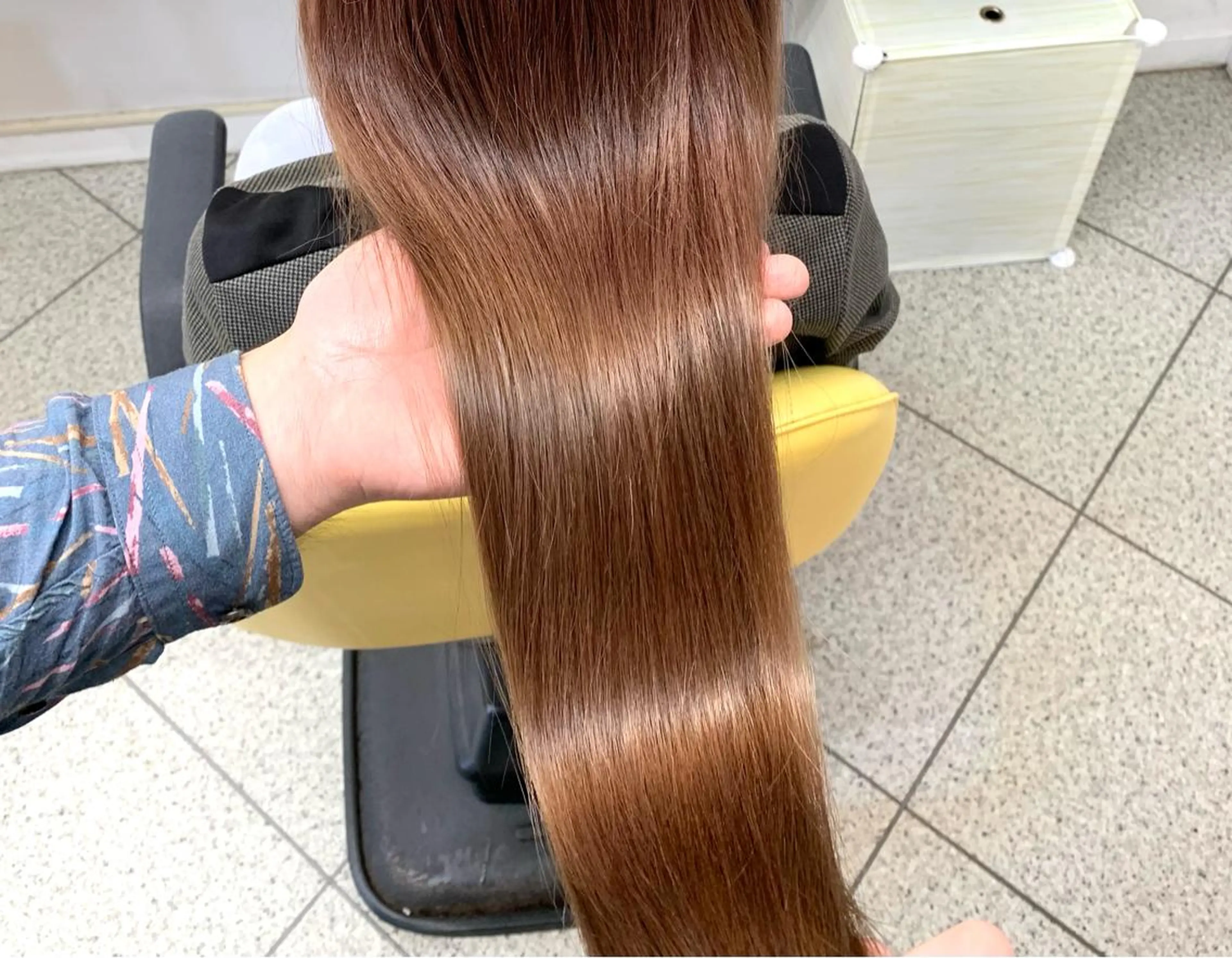 ロング 凪の 旅先のヘアスタイル