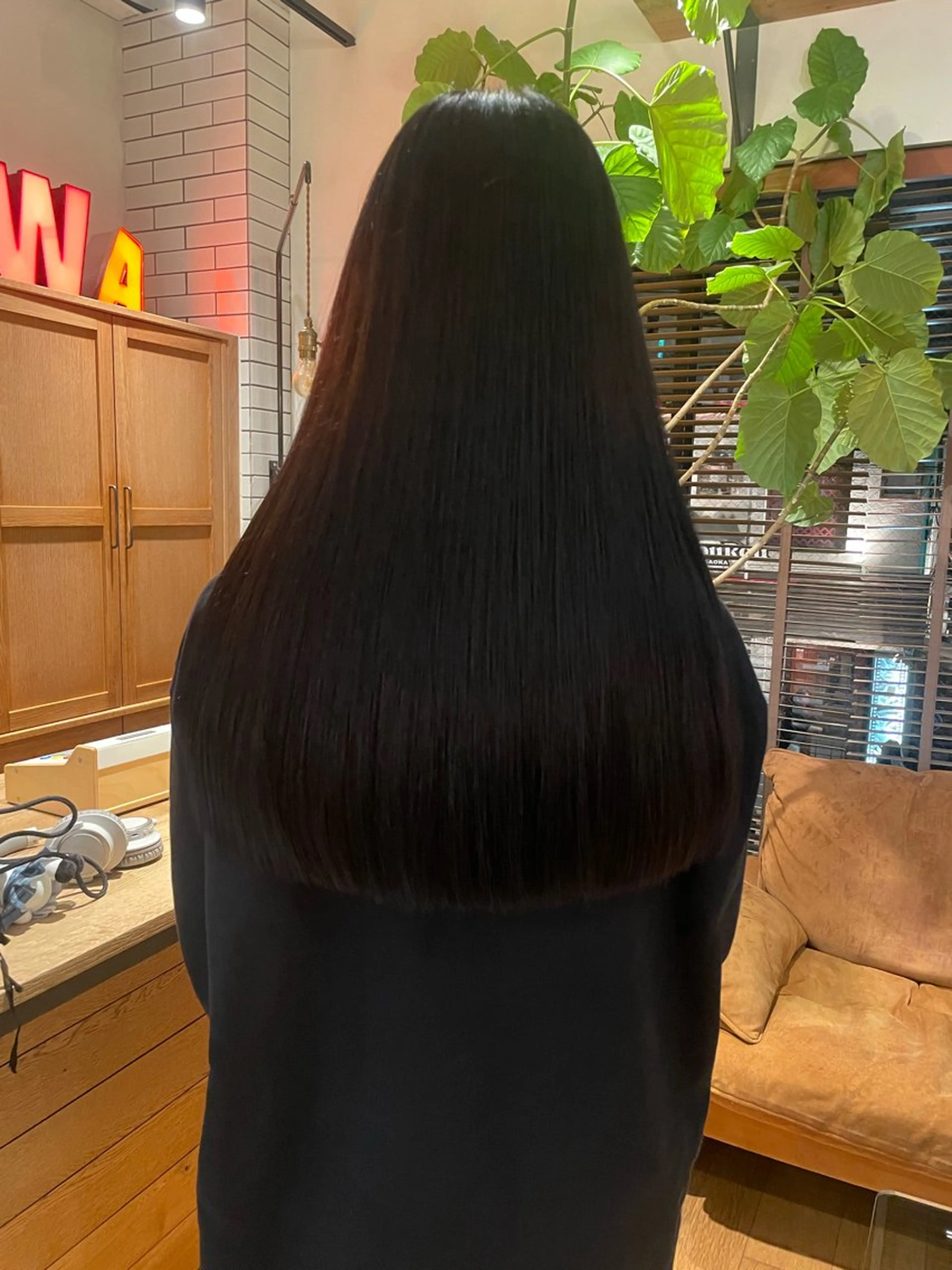 ロング 縮毛矯正 TETOTE三宮 ioriのヘアスタイル