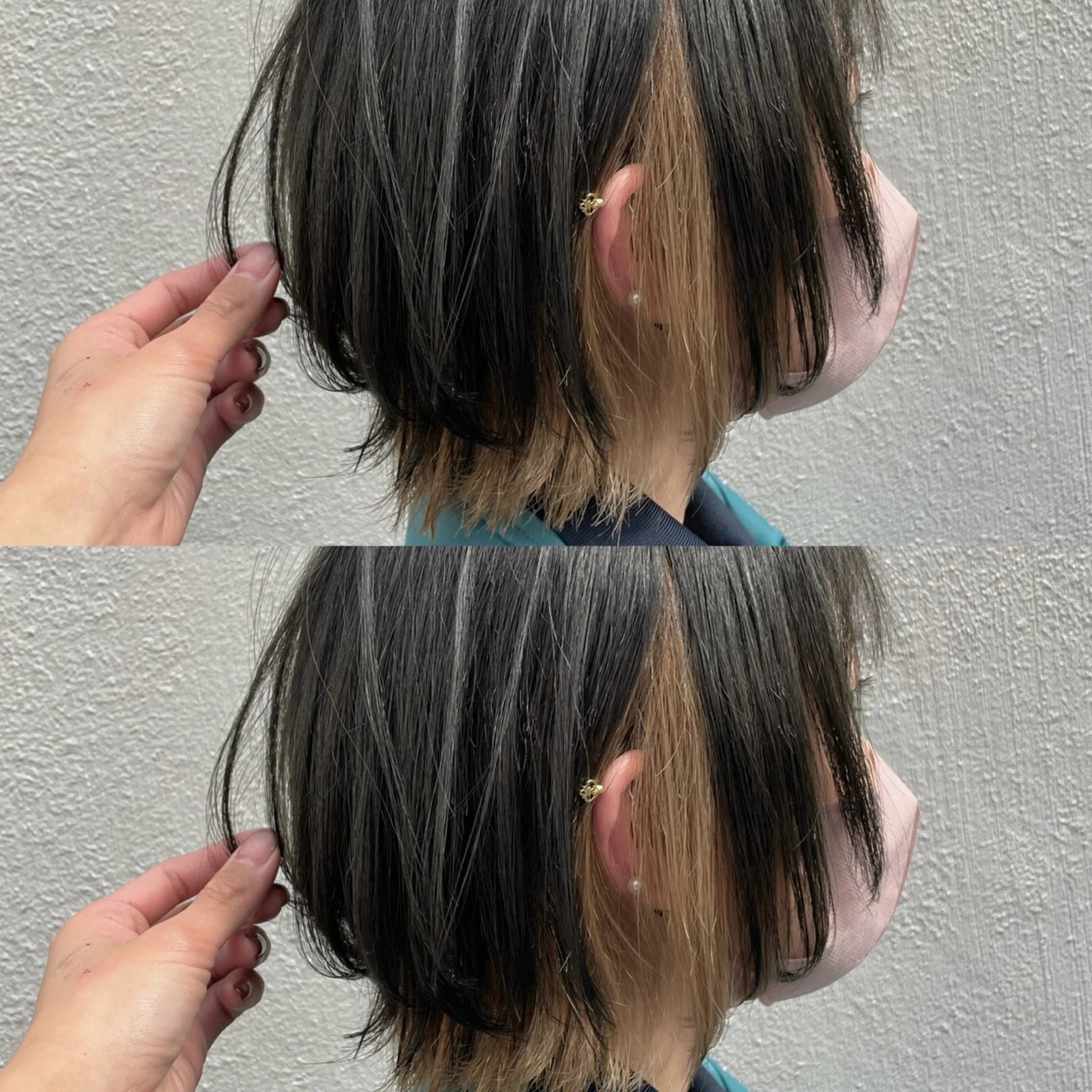 ミディアム カット ヘアカラー トリートメント 【neo.】 Mahoのヘアスタイル