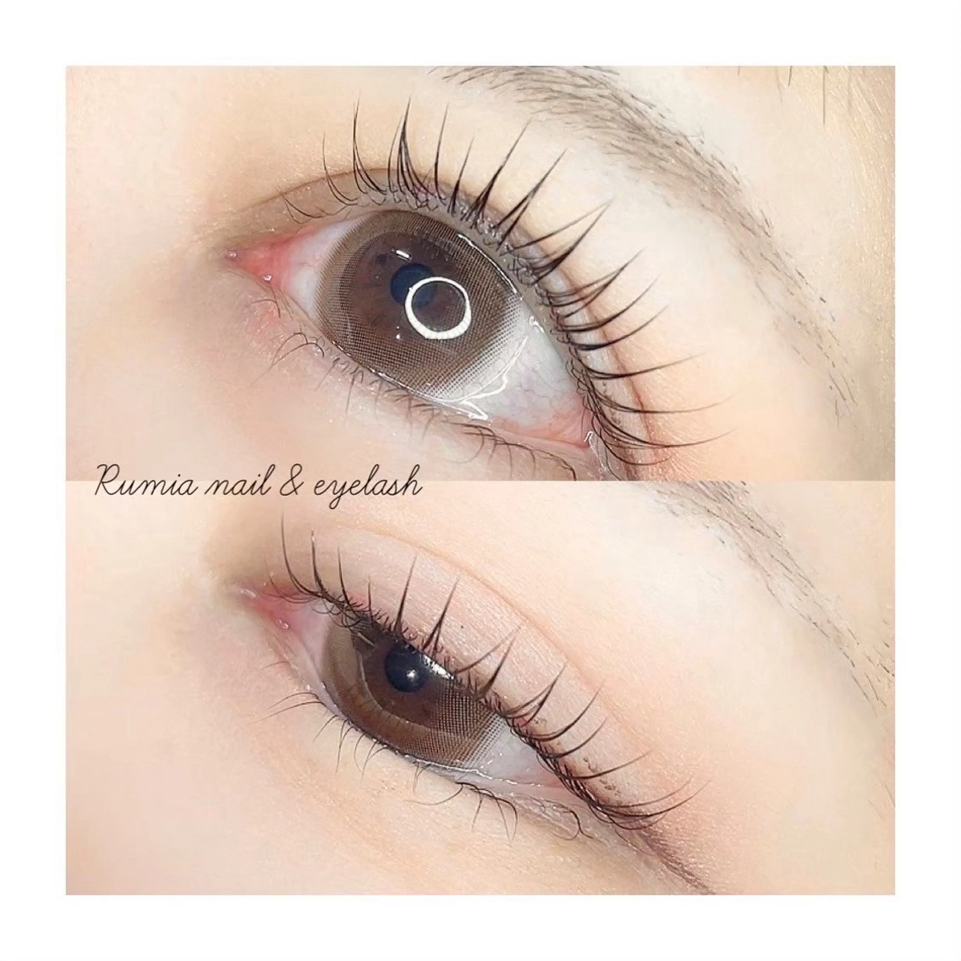 マツエク・マツパ 韓国風マツエク ナチュラル パリジェンヌラッシュリフト まつげパーマ 一重×まつ毛パーマ Rumia Salonのエステ・リラクイメージ