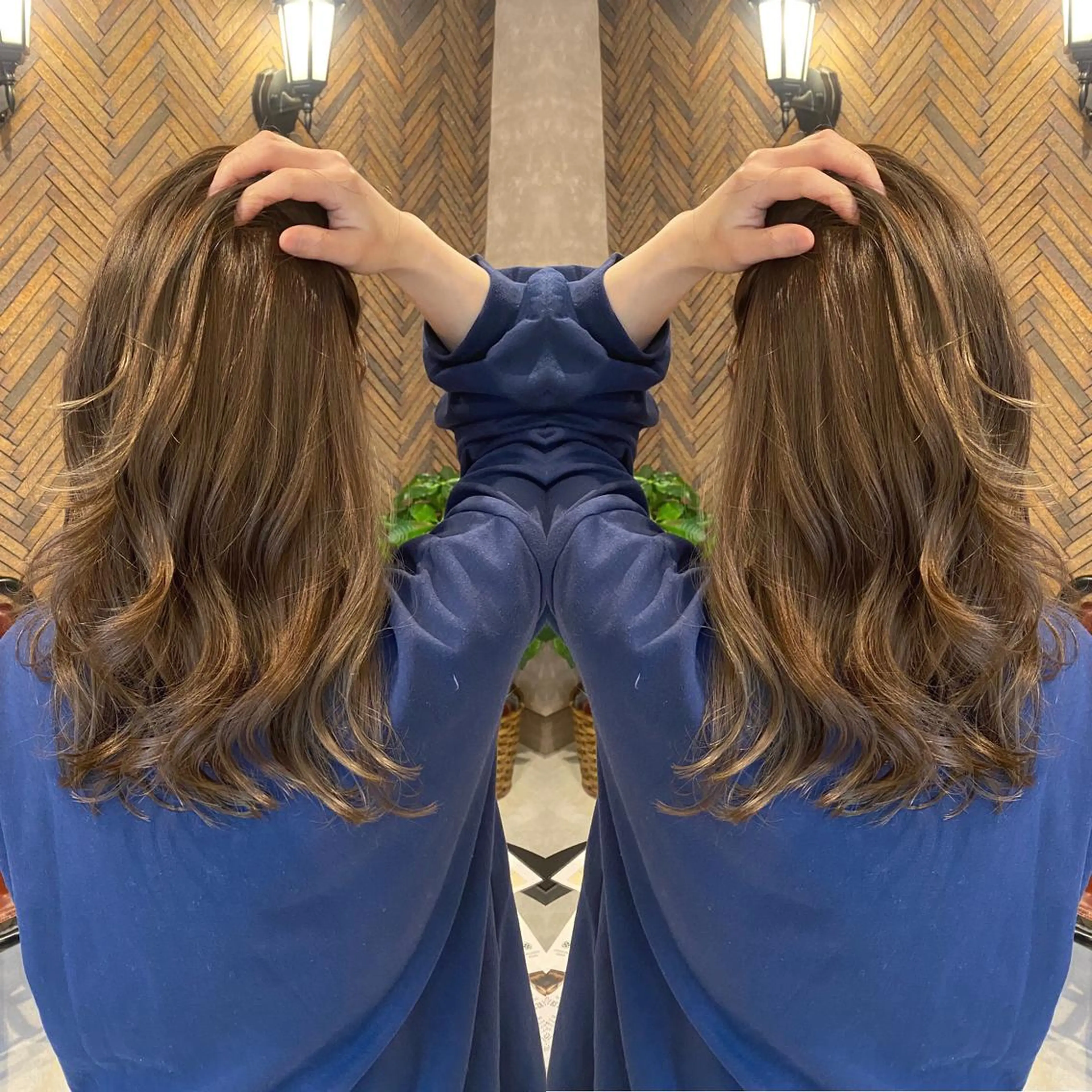 ロング カラー tocca 💜石田愛結💜のヘアスタイル