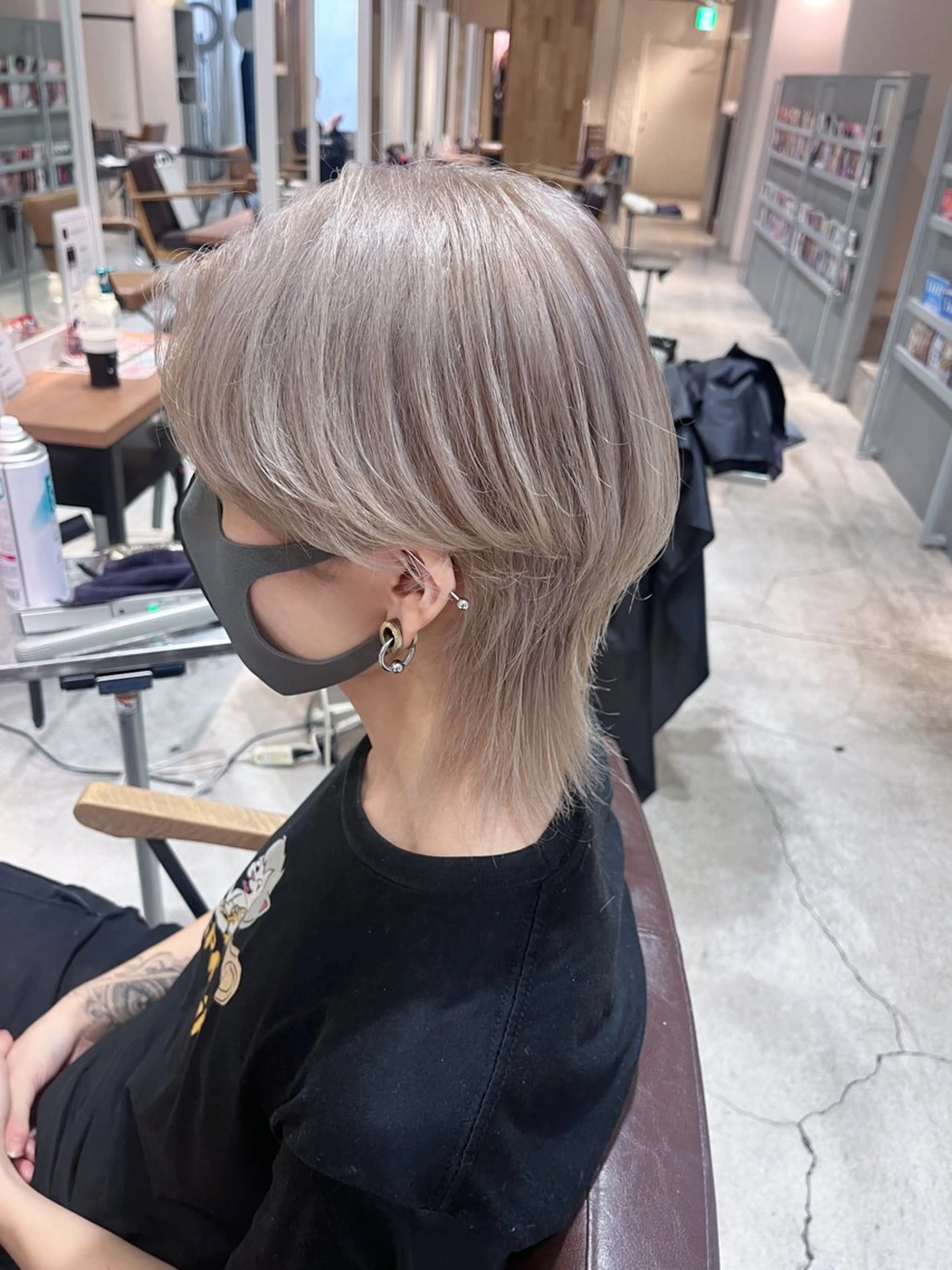 カラー メンズ カット ヘアカラー 大阪韓国メンズ特化 LUNAのヘアスタイル