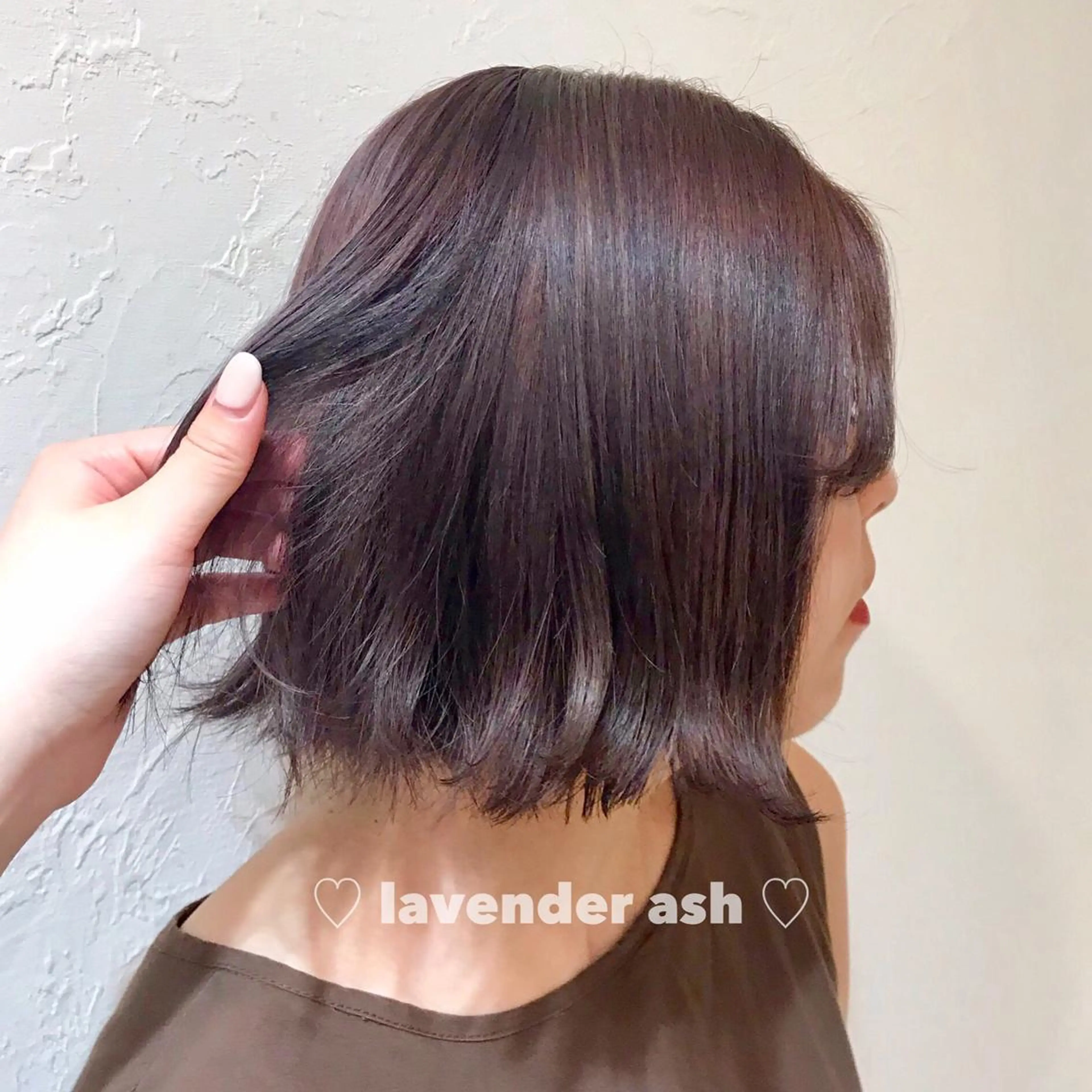 ミディアム ブリーチなしカラー ダブルカラーエクステのヘアスタイル