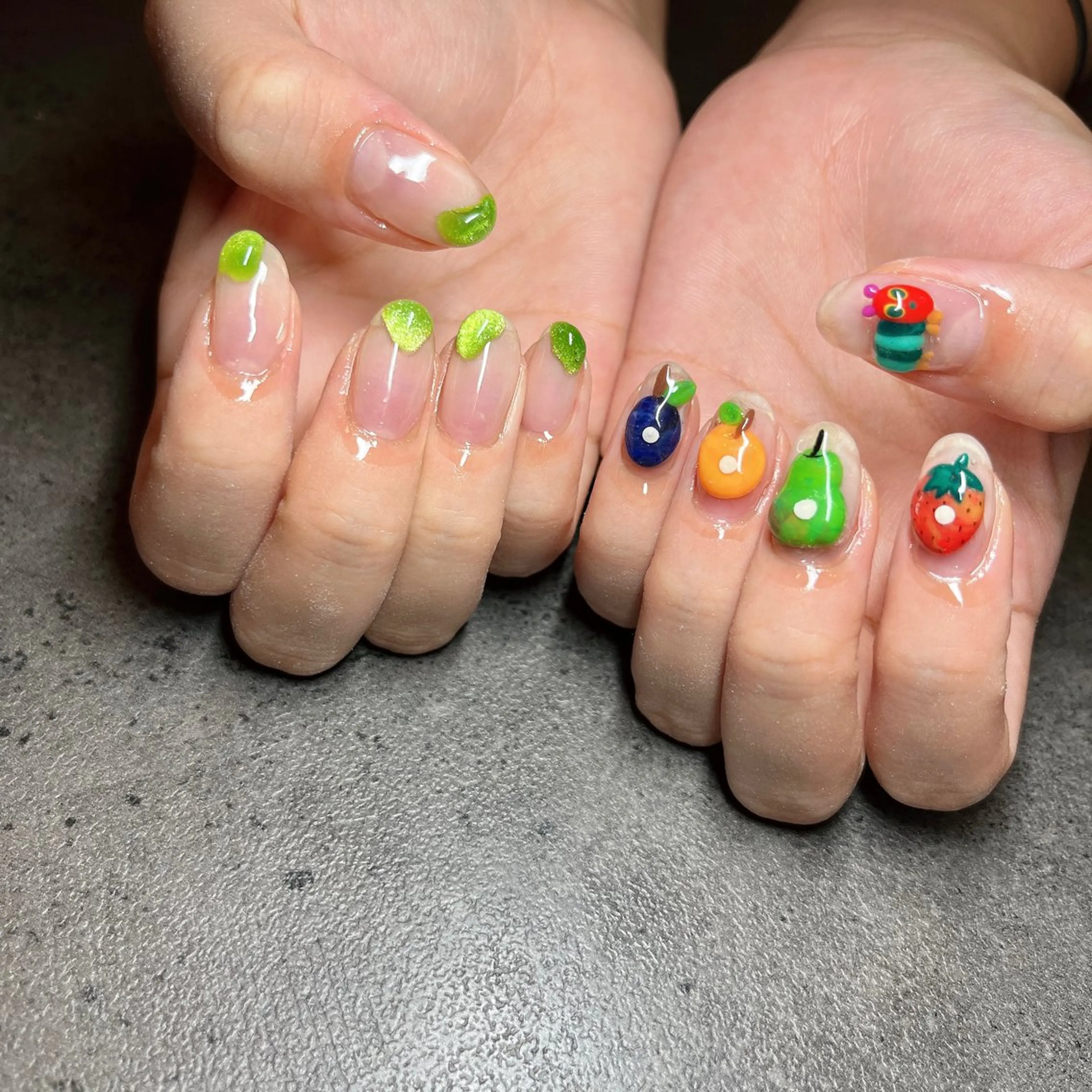 ネイル ジェルネイル しば まなみのネイルデザイン