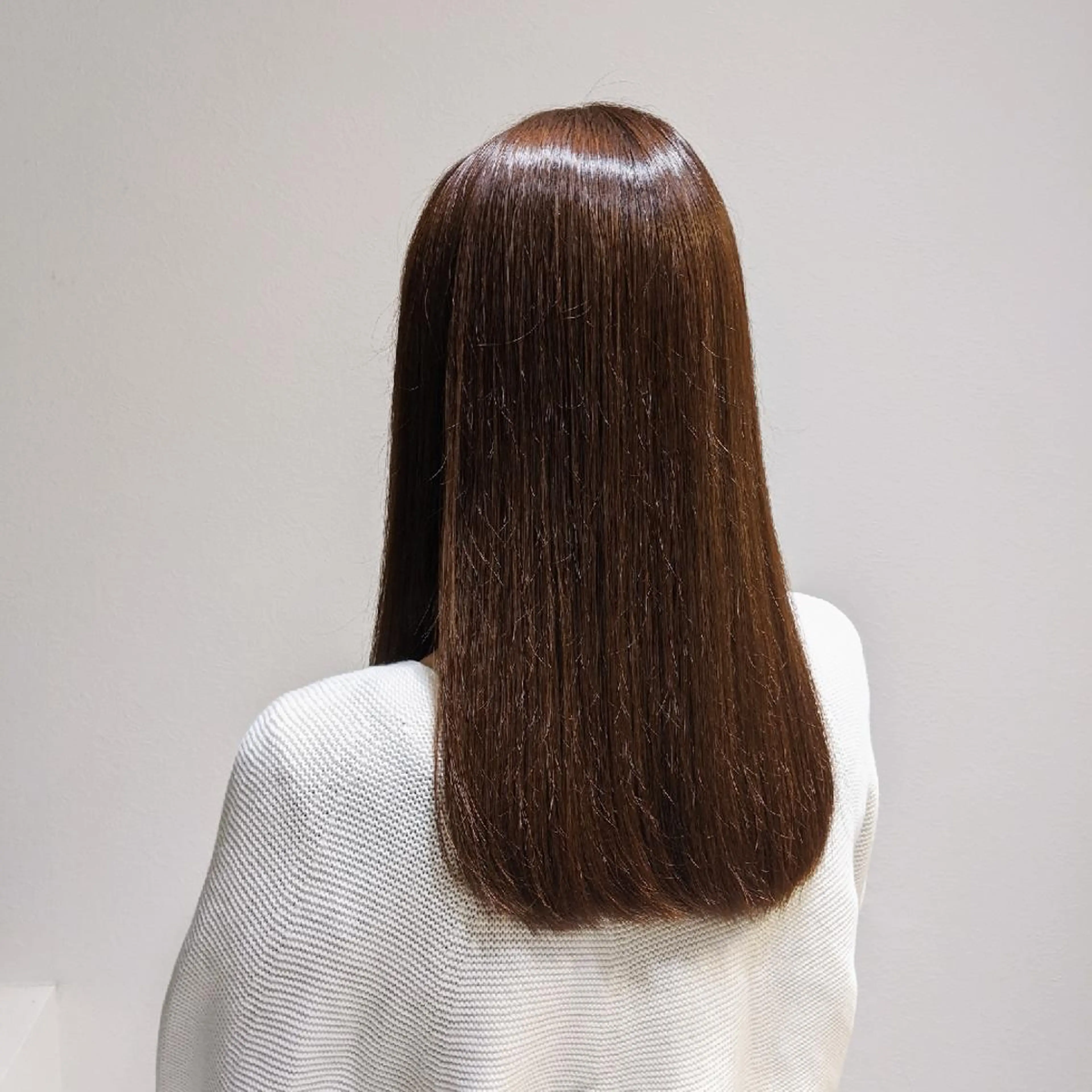 ロング 浜田りほ Luxbe 博多バスターミナルのヘアスタイル