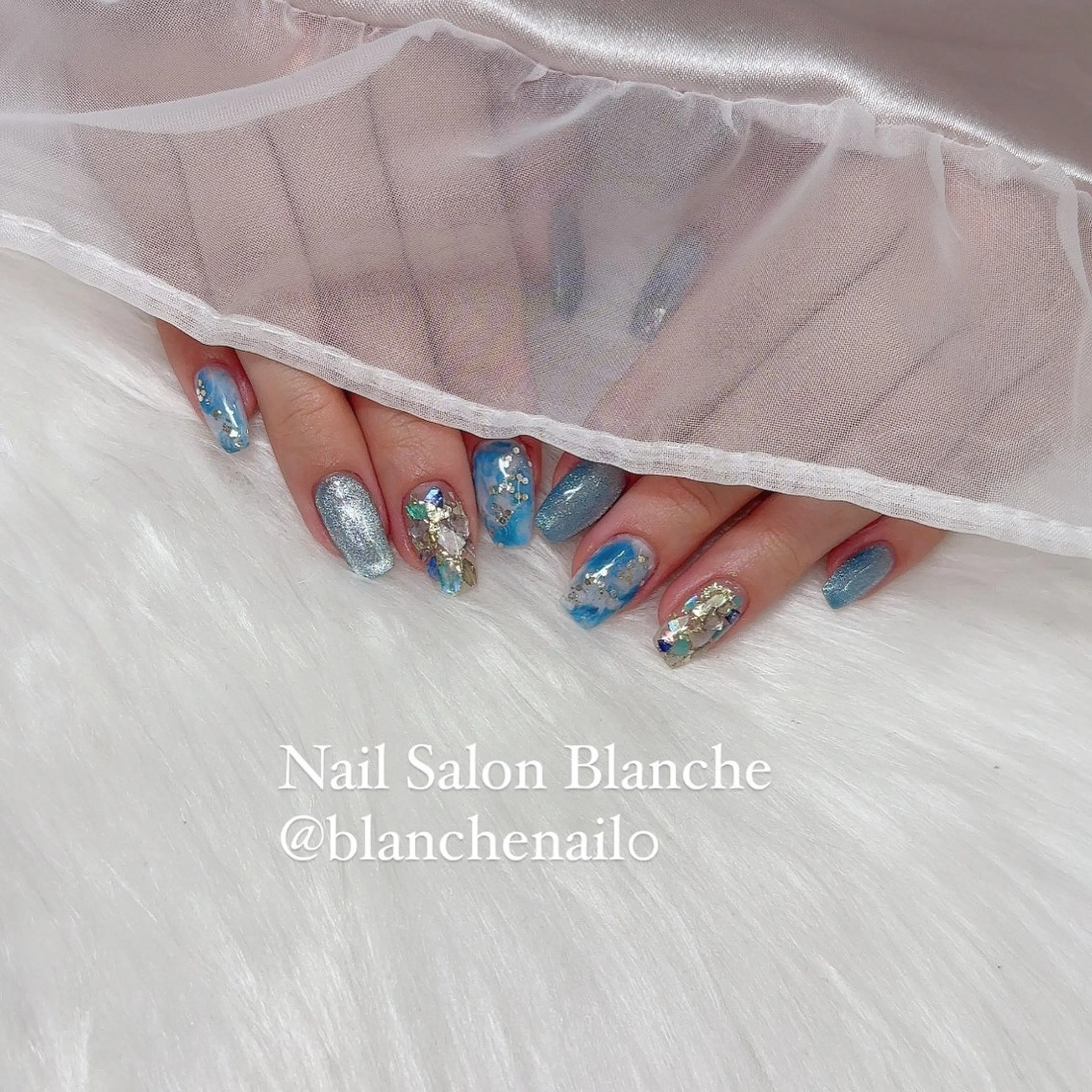 ハンドネイル4本オーダーorおまかせ10本デザイン🍀🌈の写真