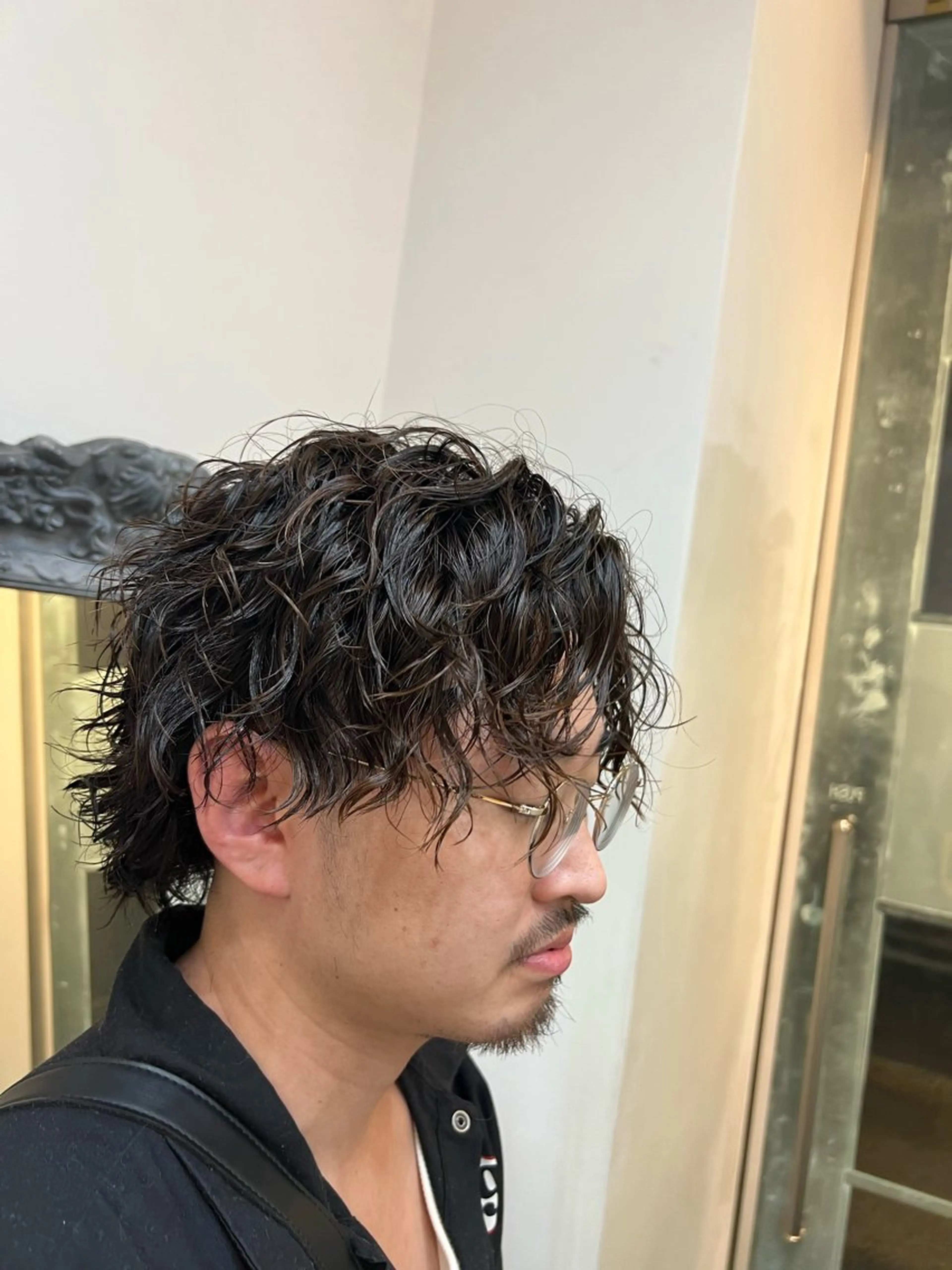 ミディアム ケンシロウ メンズパーマ特化⭕️のヘアスタイル