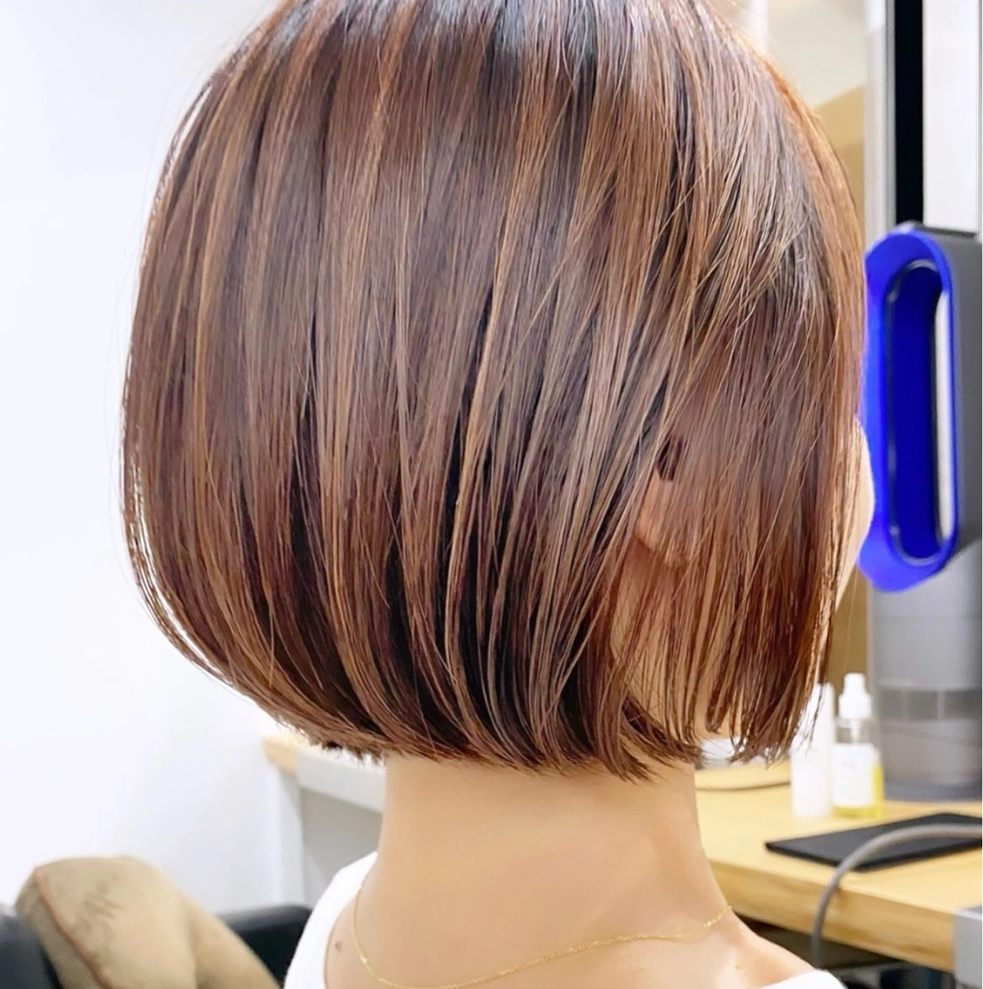 ミディアム まとまるボブ/縮毛矯 生🌿あおい✨のヘアスタイル