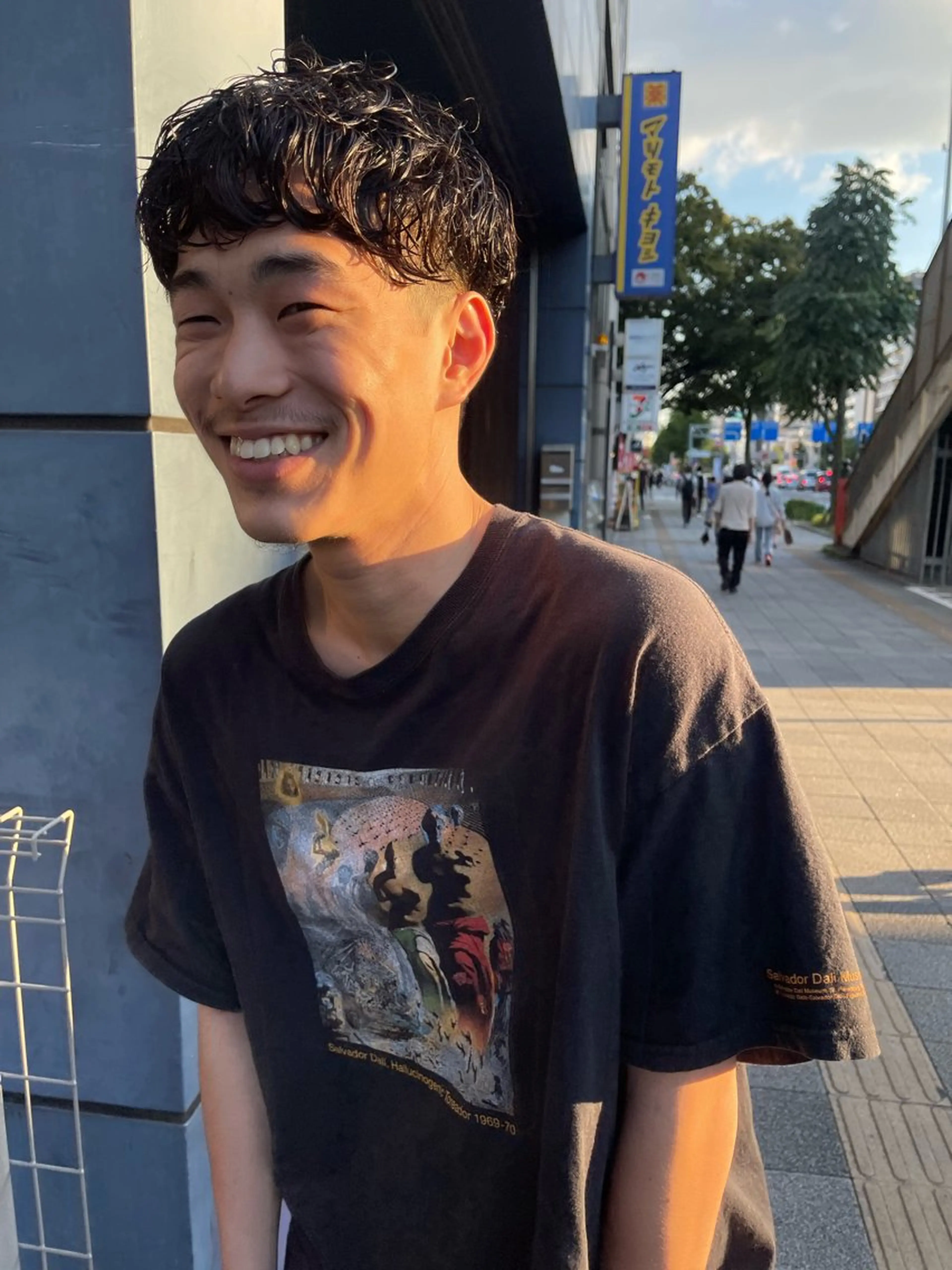 ショート パーマ メンズ メンズパーマ カット guild.所属・アトム/ウルフ パーマ/レイヤーのヘアスタイル