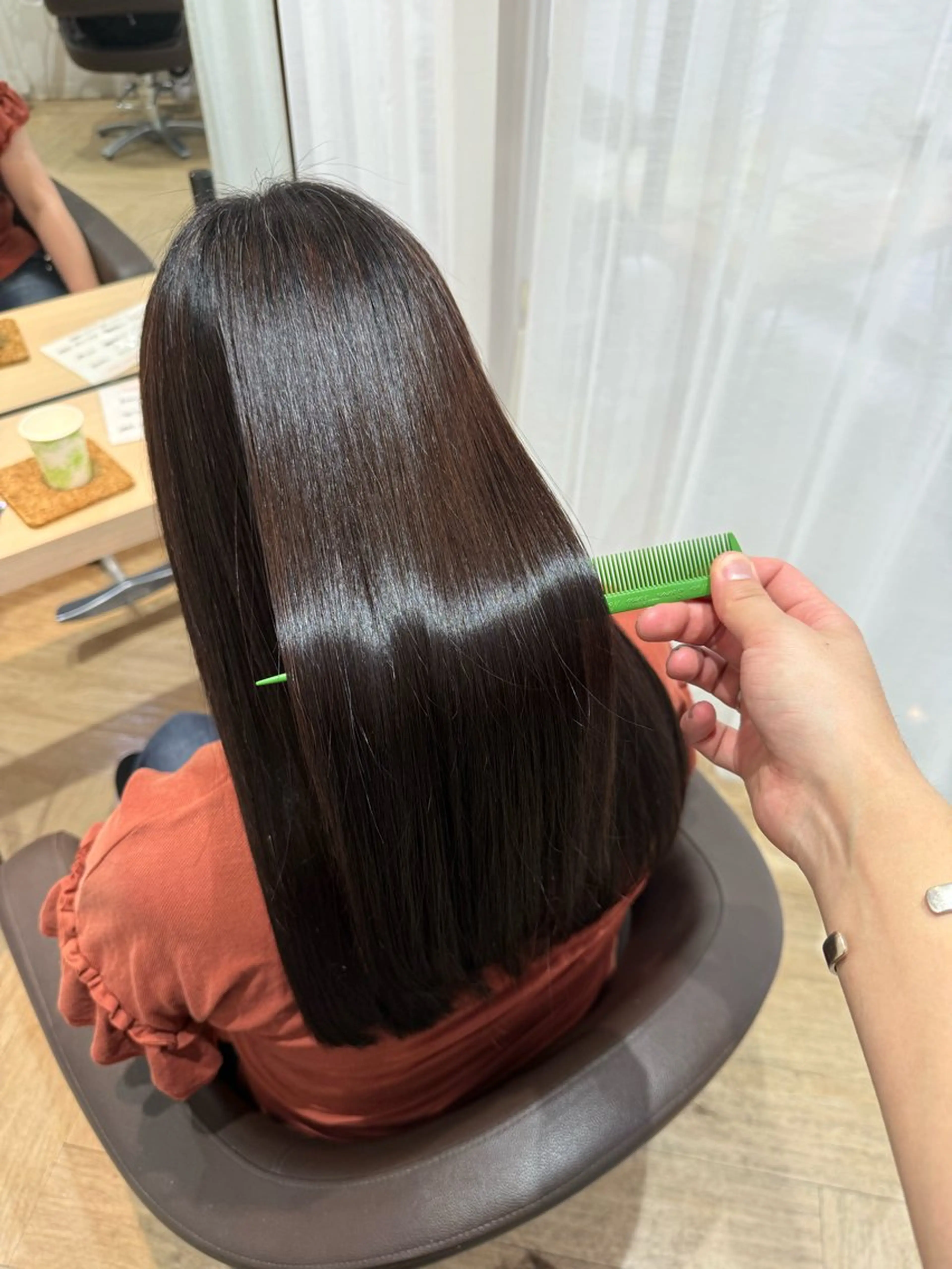 ロング 髪質改善 カット 縮毛矯正 トリートメント 【似合わせ】 藤原 拓徒のヘアスタイル