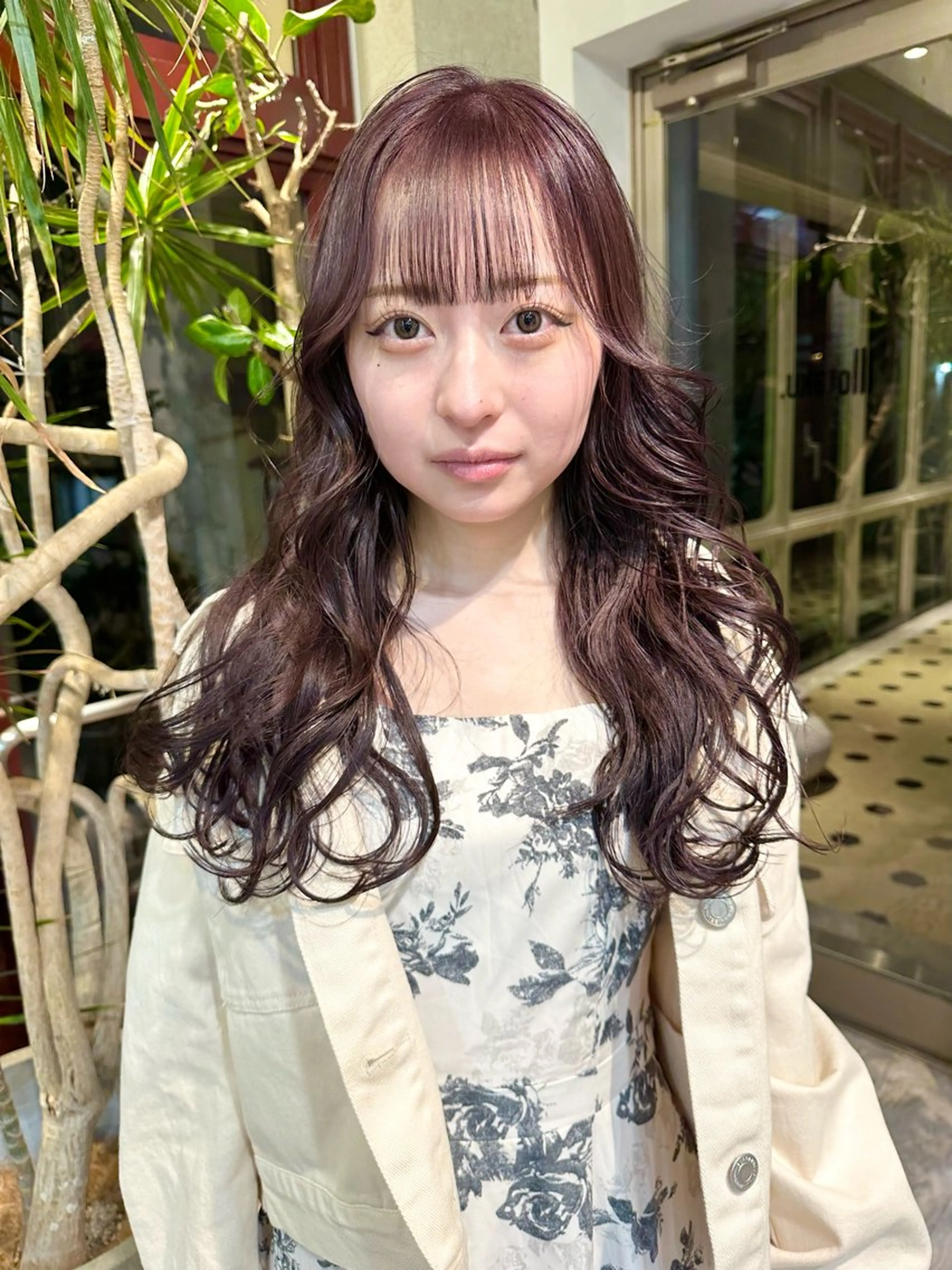 ロング カラー ヘアカラー トリートメント kai .のヘアスタイル