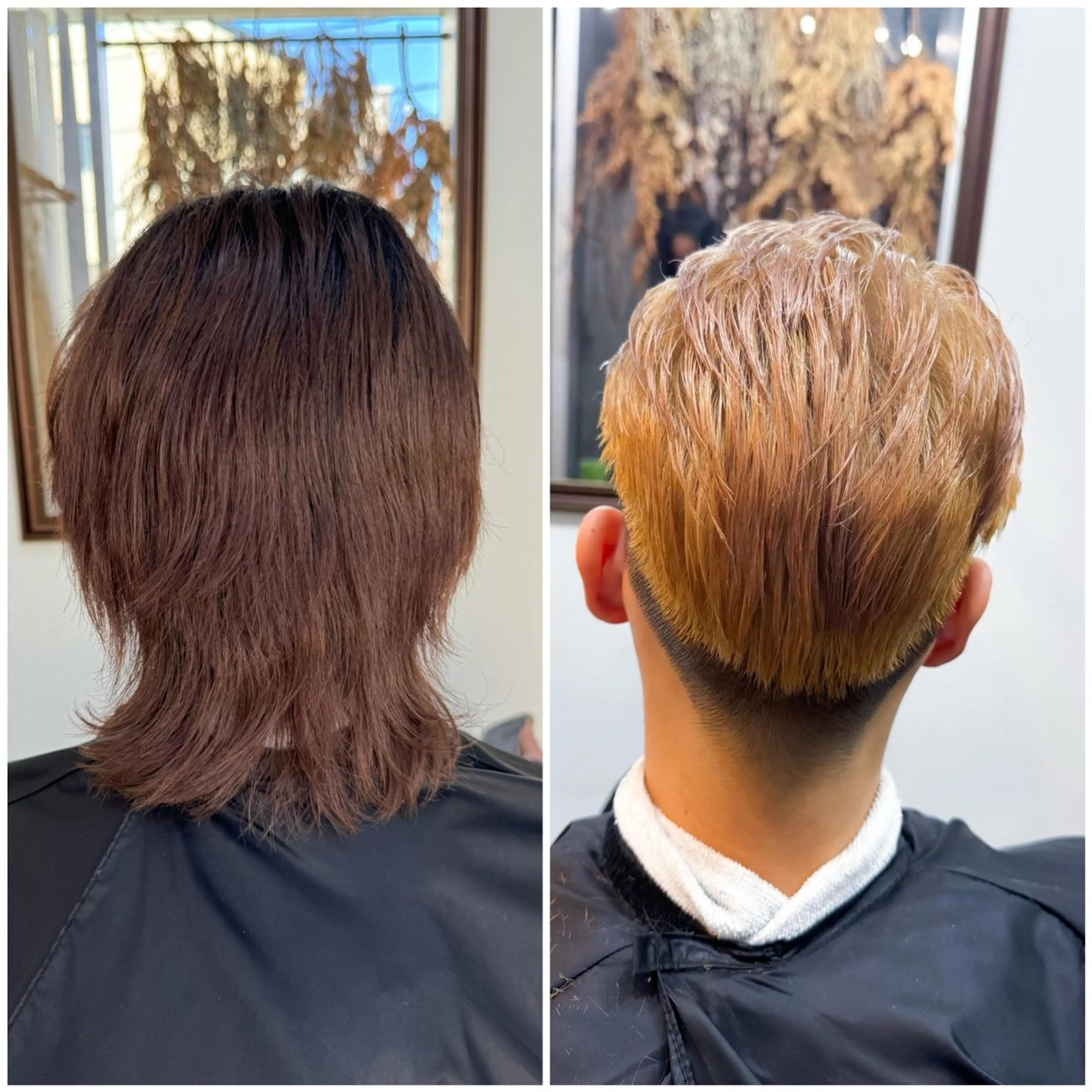 カラー メンズ ブロンド カット ヘアカラー 椎葉 祐也のヘアスタイル