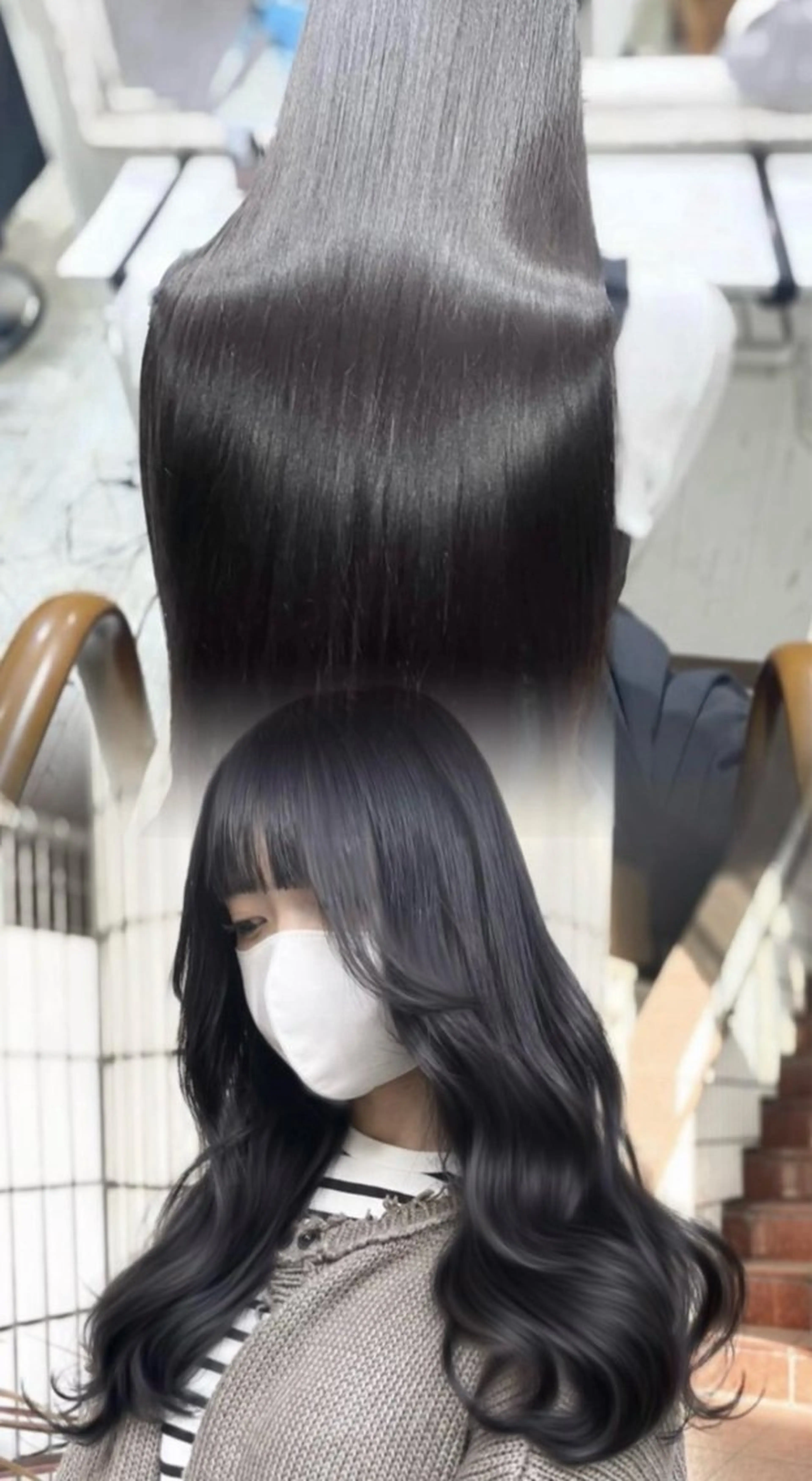 水光ジュエルカラー+水素premium+リペアプログラムトリートメント（nanoスチーム、ホームケア付）の写真