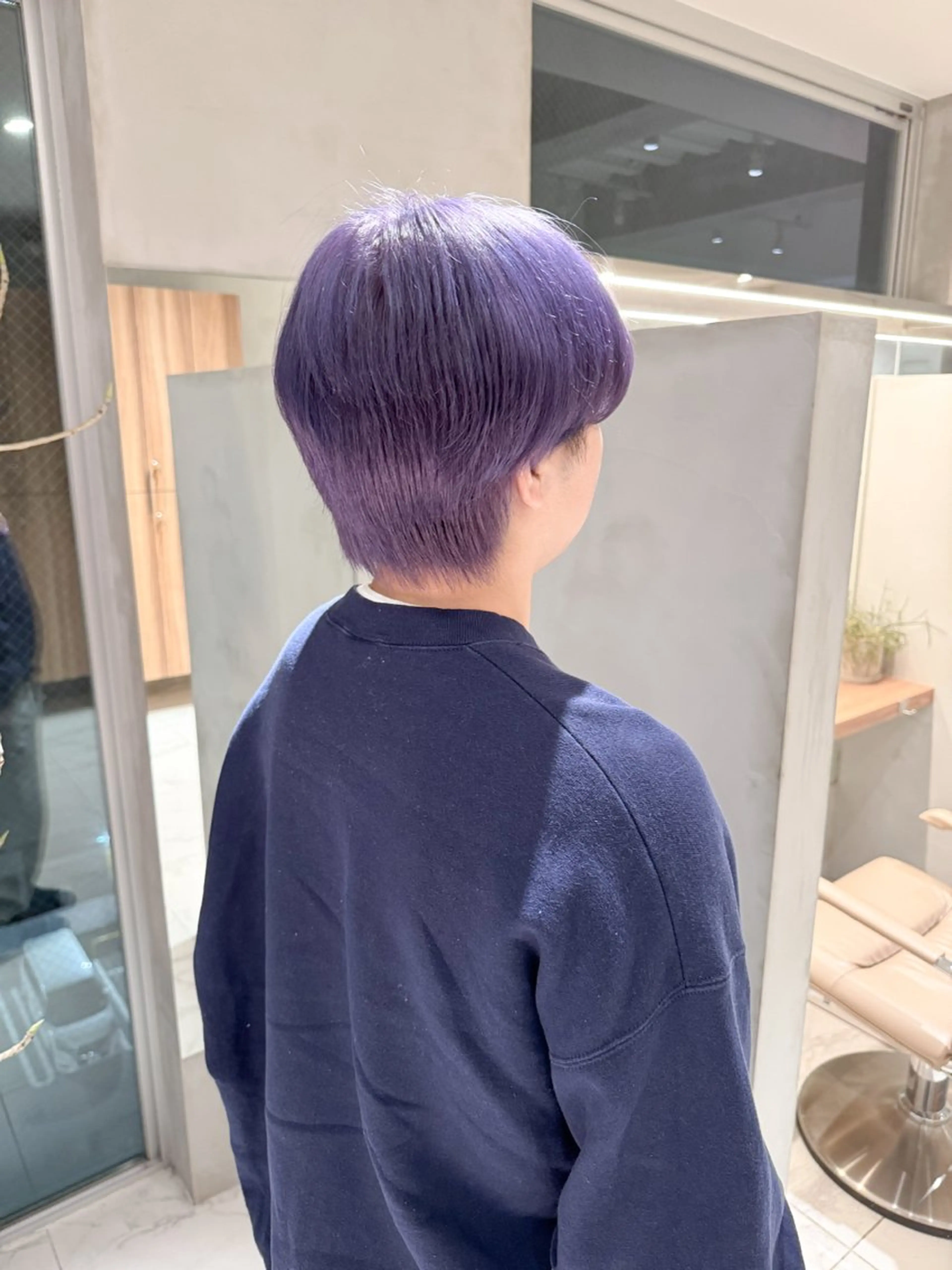 ショート カラー メンズ ヘアカラー ひかり／ベージュ ／似合わせカットのヘアスタイル