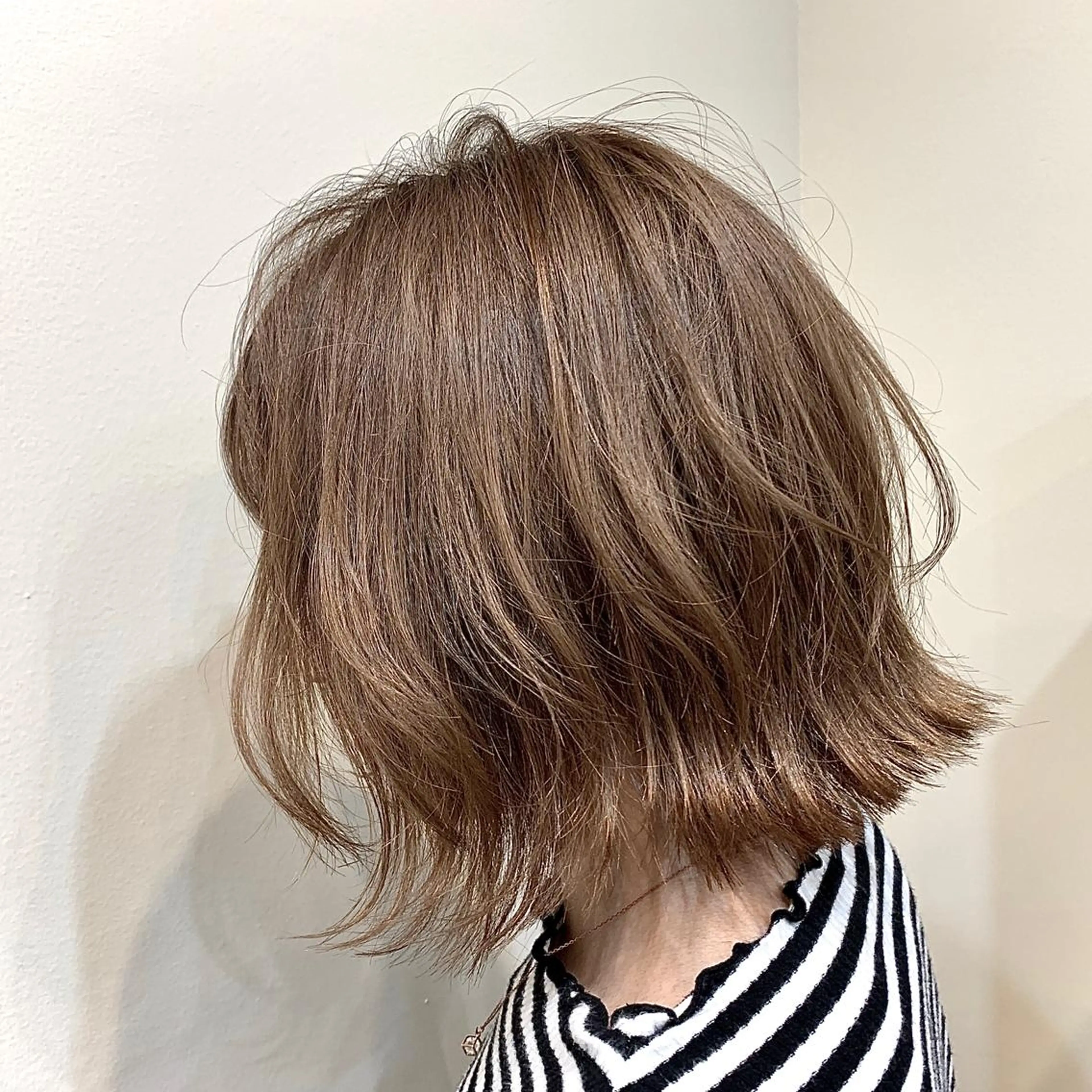 ショート 切りっぱなしボブ ボブ ⭐️透け感カラー /齊藤容史⭐️のヘアスタイル