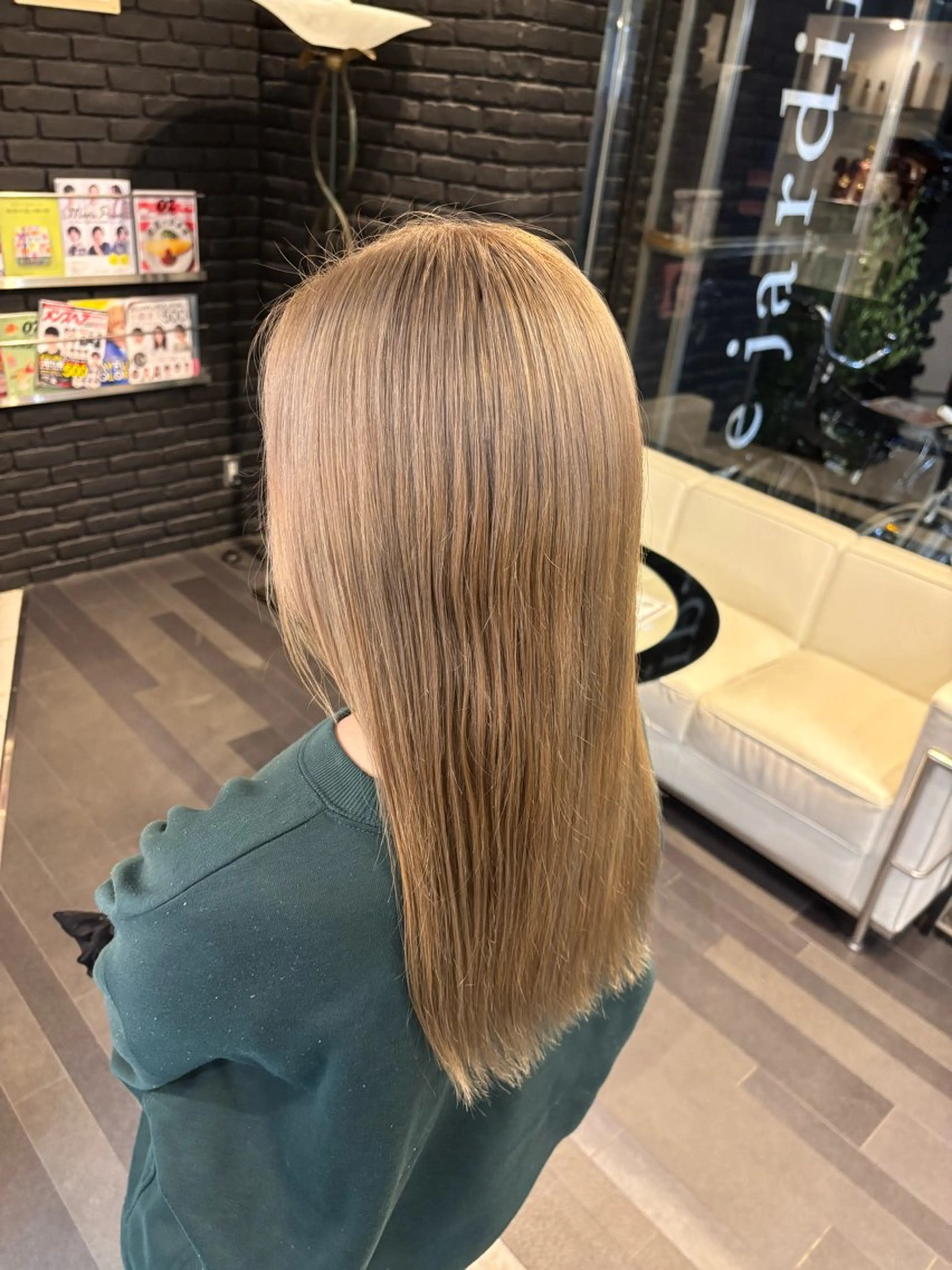 ロング カラー オレンジ ヘアカラー yui 練習モデル募集中のヘアスタイル