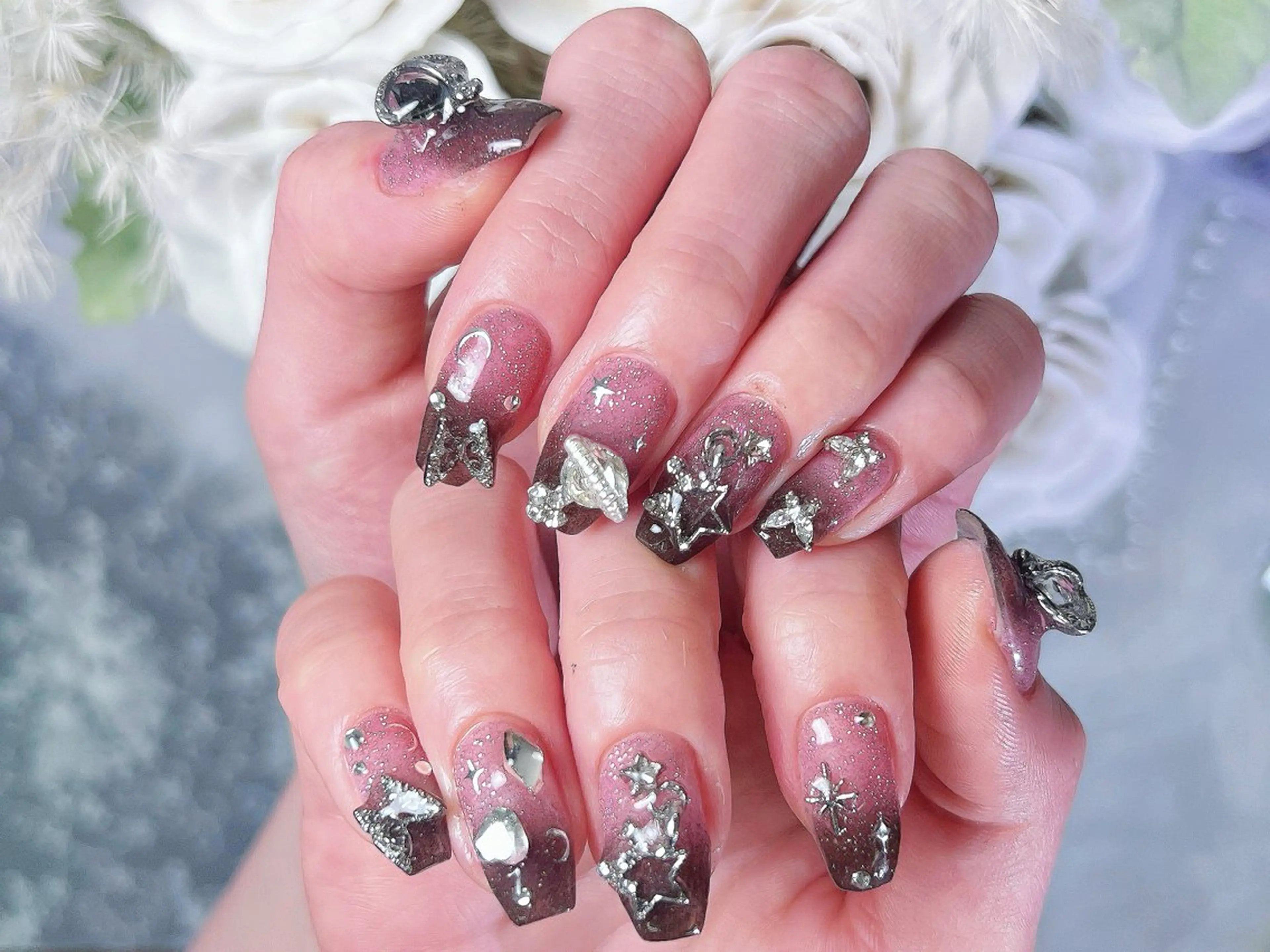 ネイル 韓国ネイル 持ち込み スカルプネイル ワンホンネイル ハンドネイル Painty nailのネイルデザイン