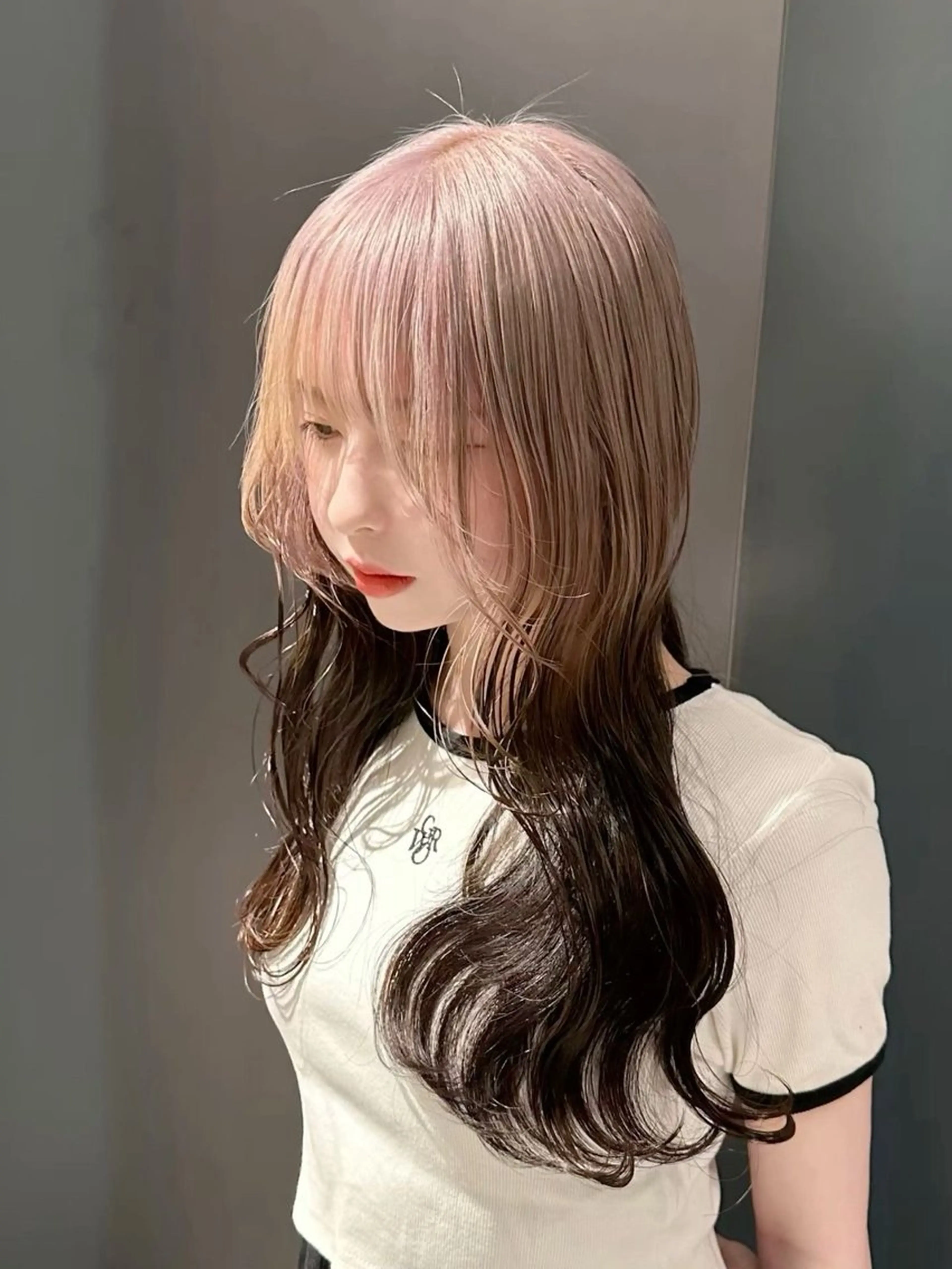 カラー 🎀𝑹𝑰𝑲𝑶 🎀【福島・梅田】のヘアスタイル