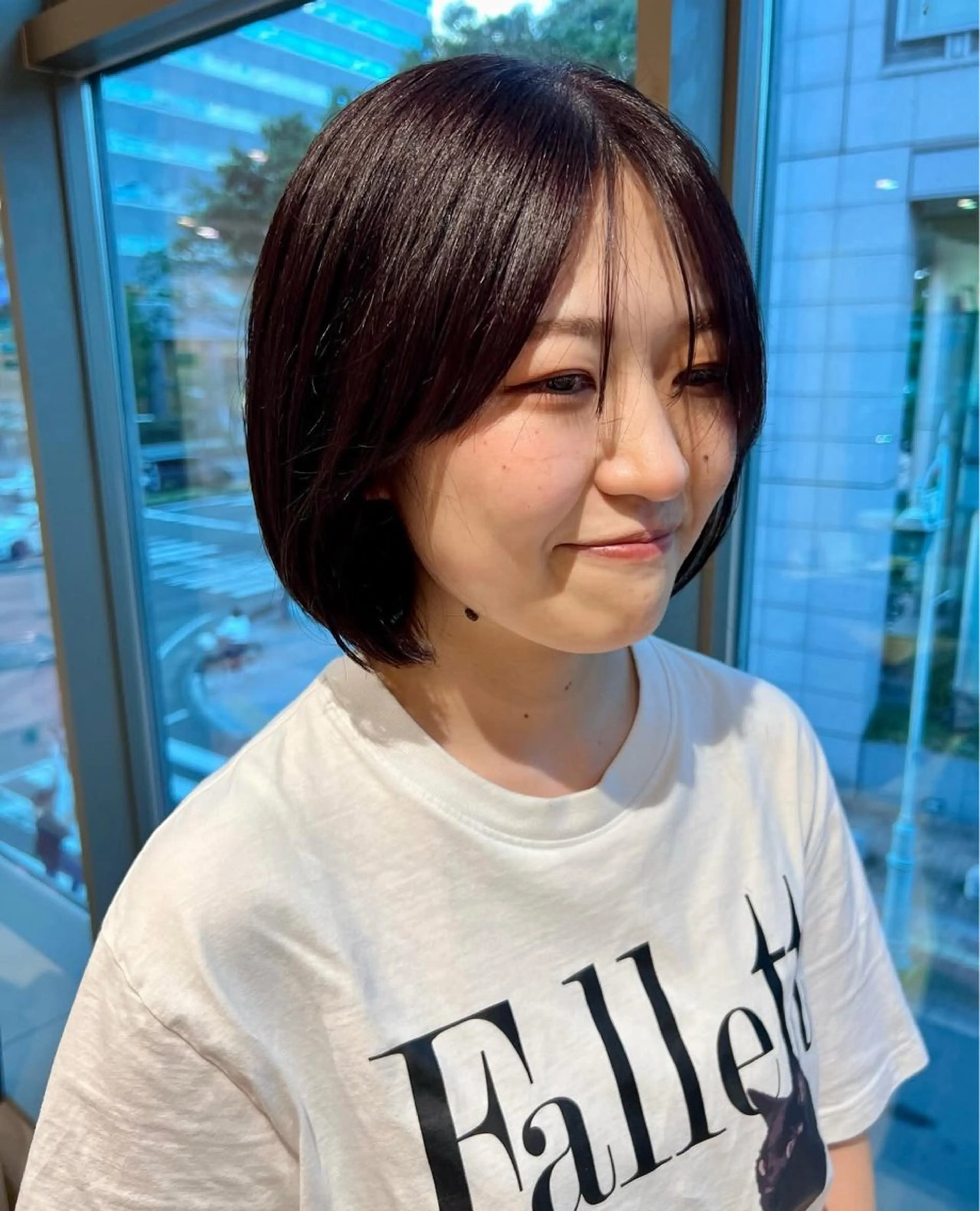 ショート ボブ 加納千華 /ボブ/ぱつっとボブのヘアスタイル