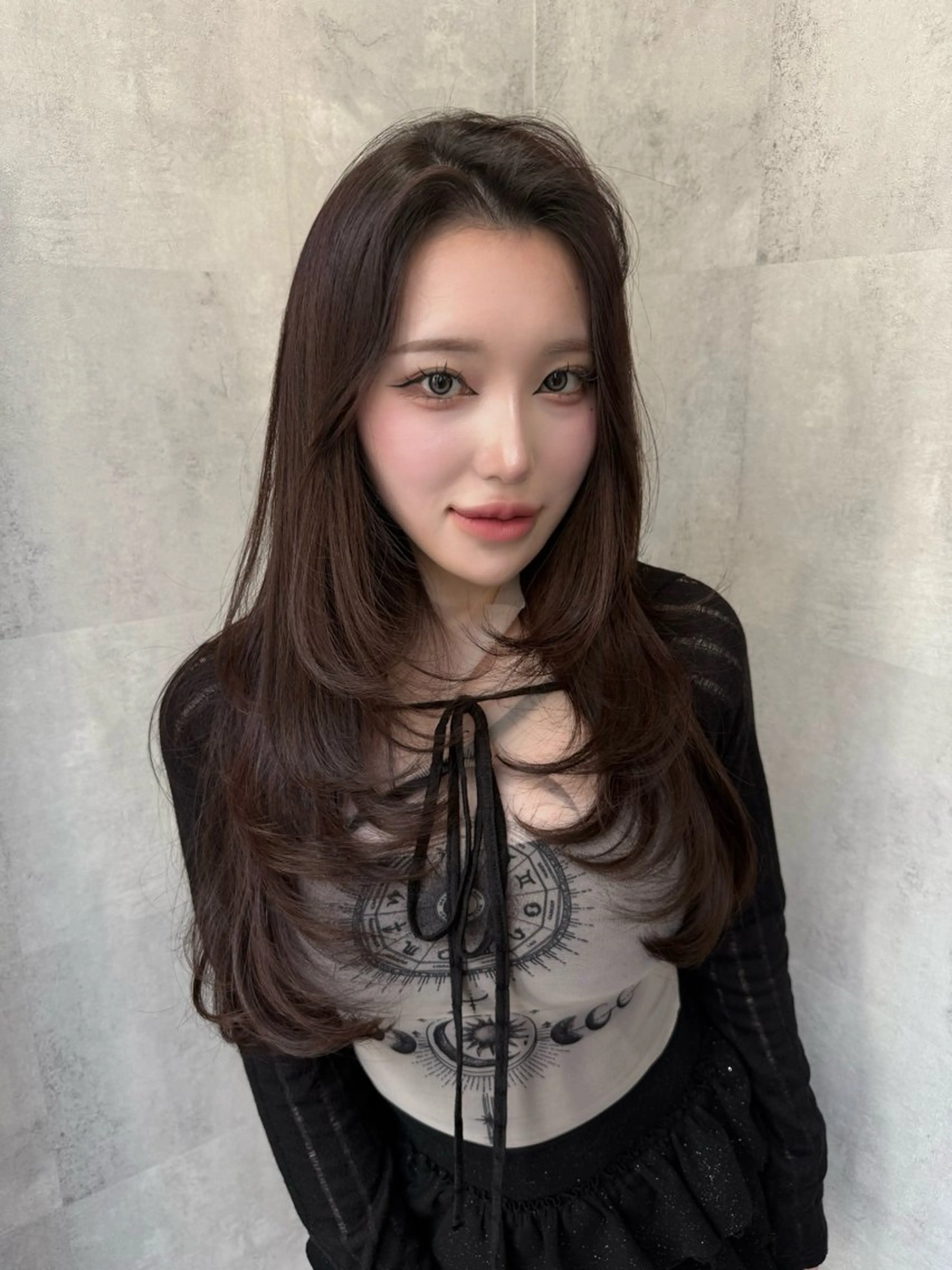 セミロング 💖艶髪/韓国ヘア 💖asukaのヘアスタイル