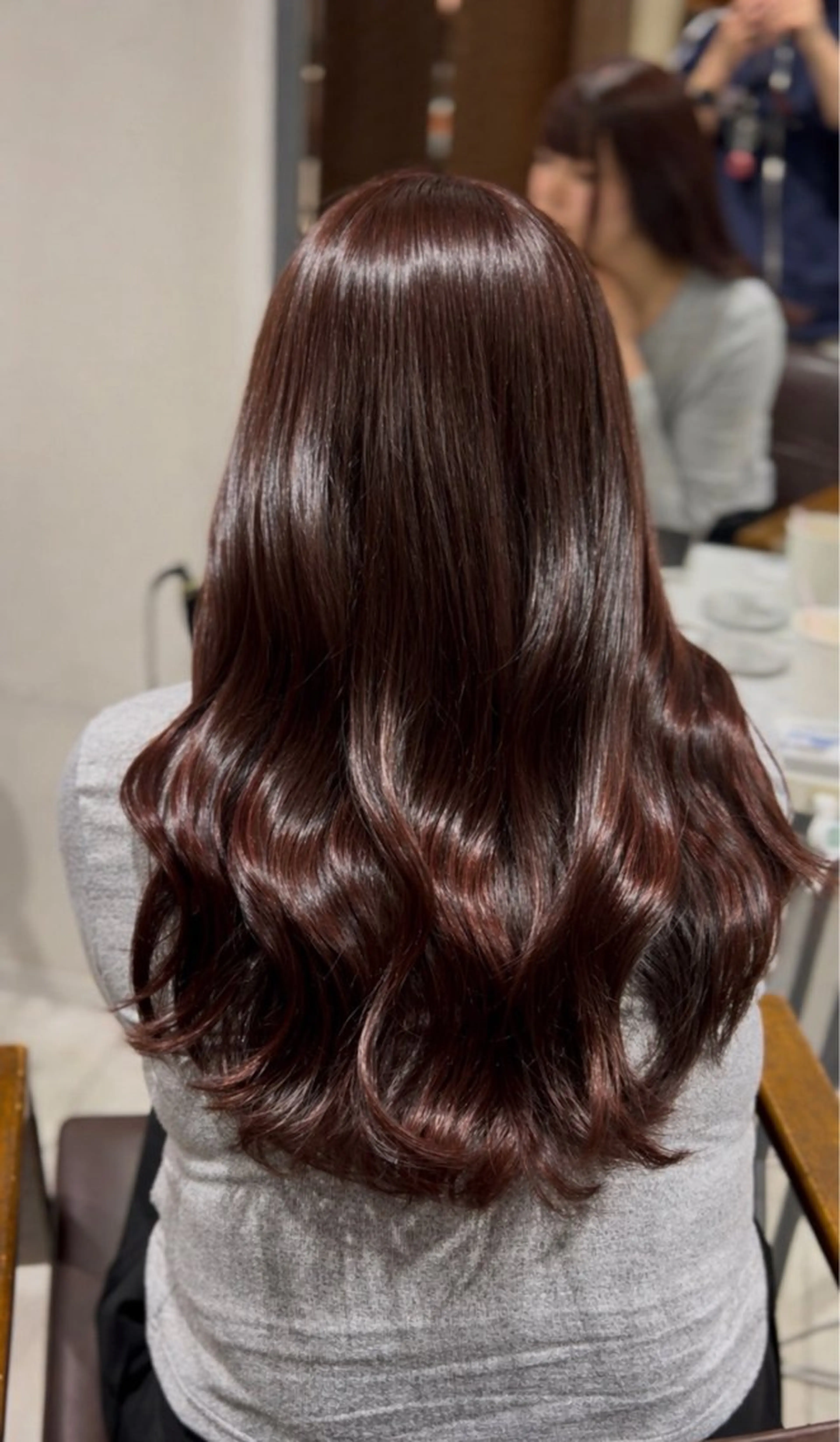 ロング カット ヘアカラー Ria／透明感カラー ／レイヤー／ボブ🌸のヘアスタイル