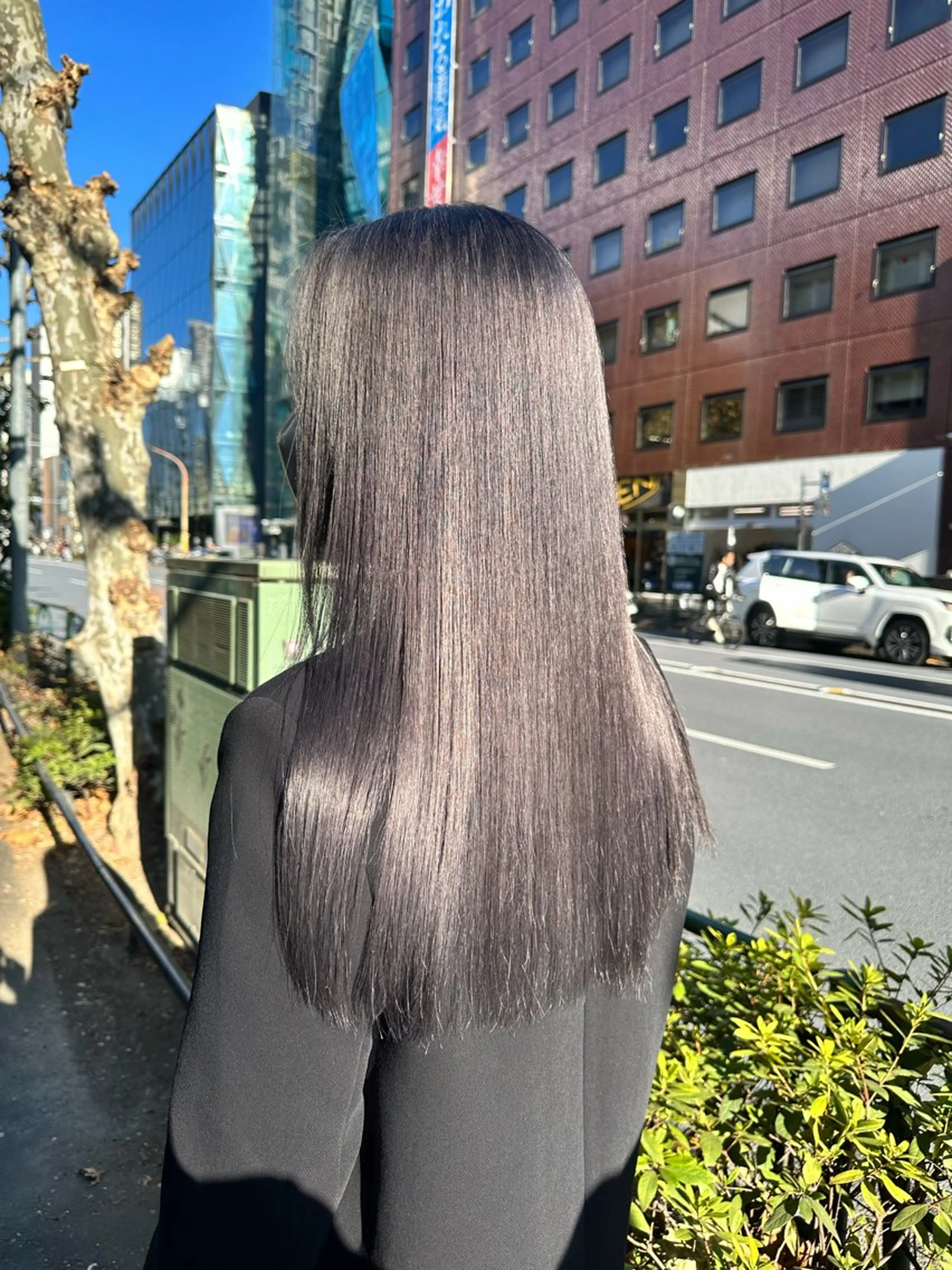 セミロング ヘアカラー 渋谷/透明感カラー /半個室/こうめいのヘアスタイル