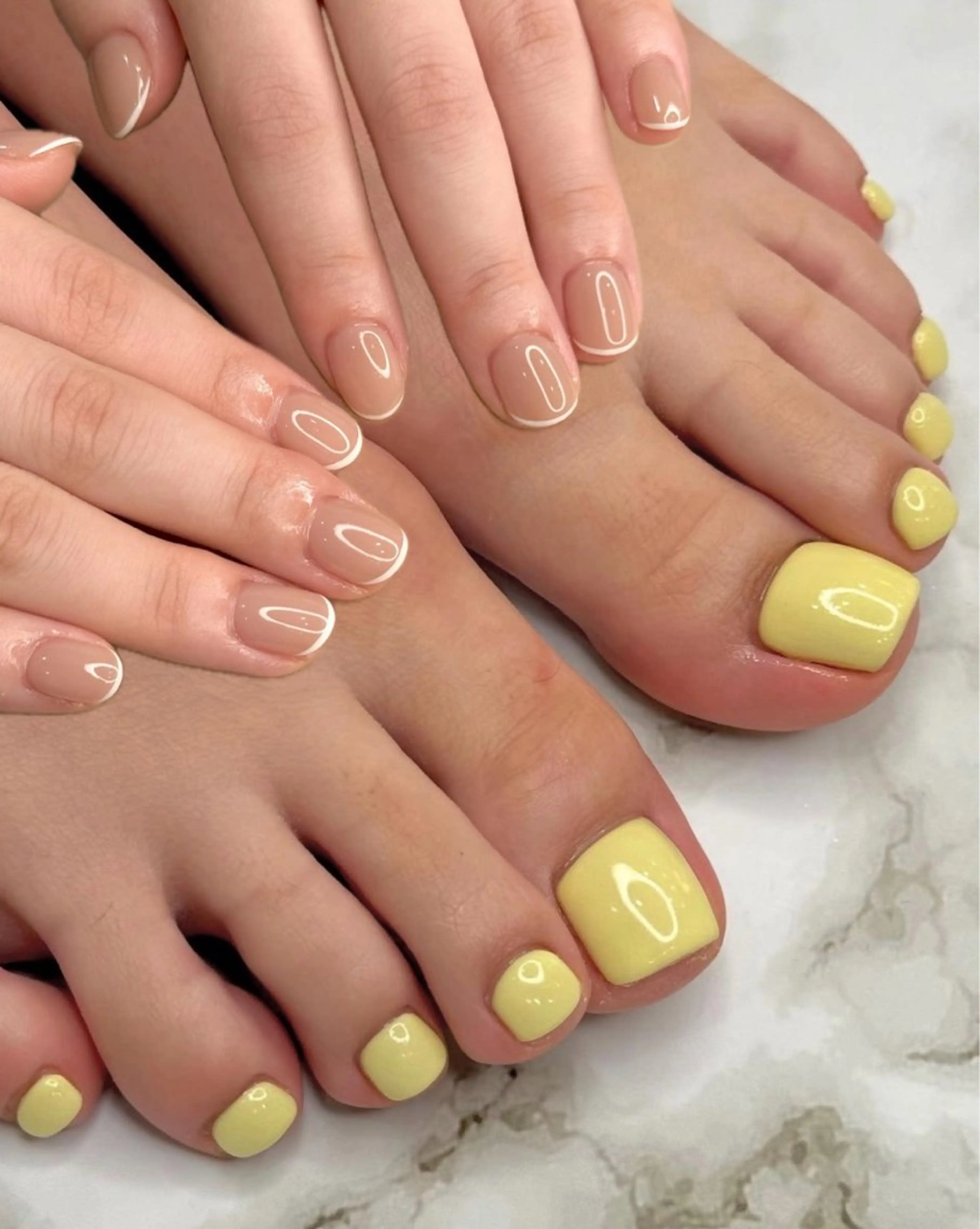 《セットでお得!》ハンド×フット100種類から選べるデザイン♪の写真