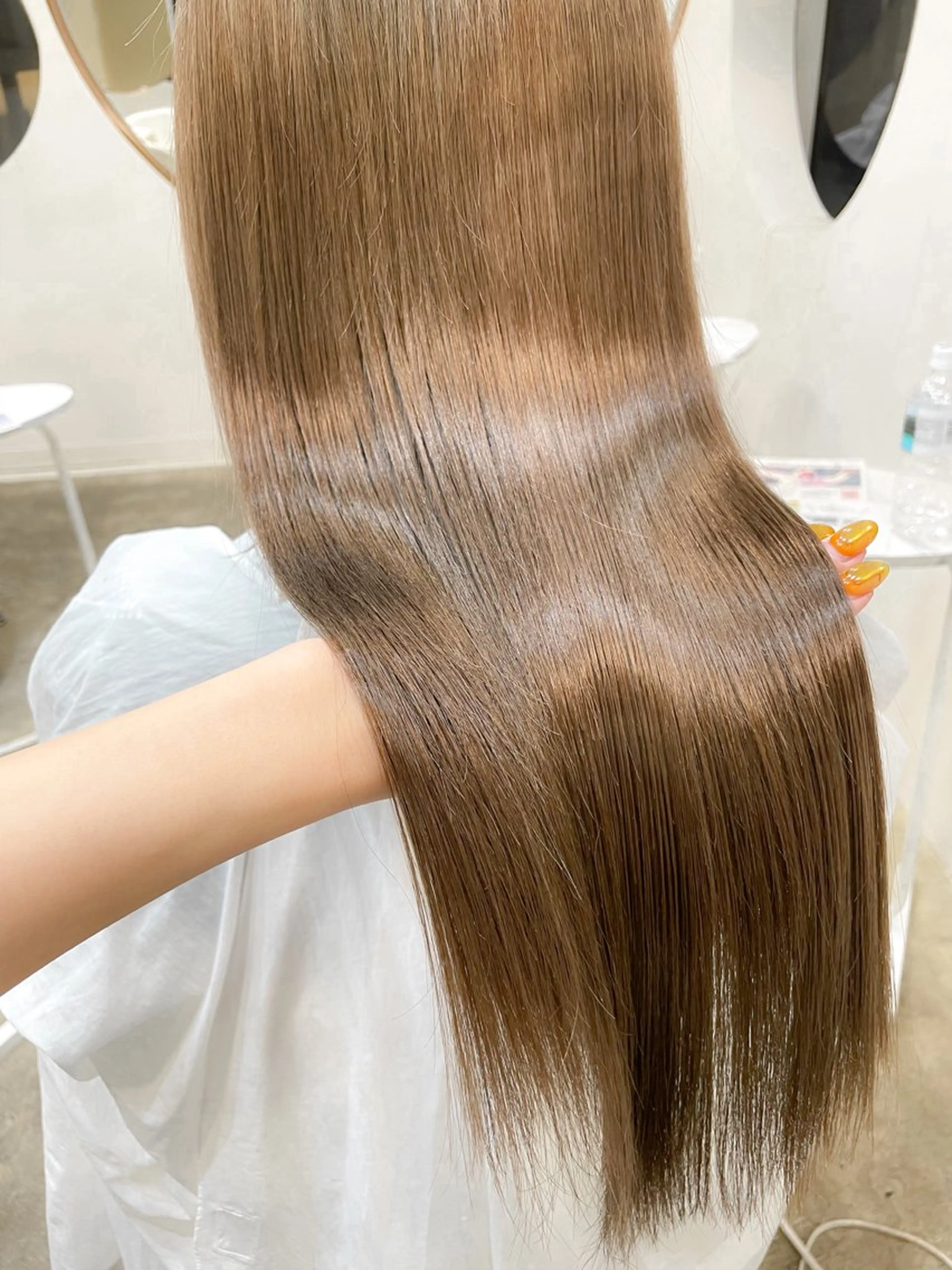 カラー カット ヘアカラー トリートメント ミディアム/顔周り/ ベージュ🌼mayuのヘアスタイル