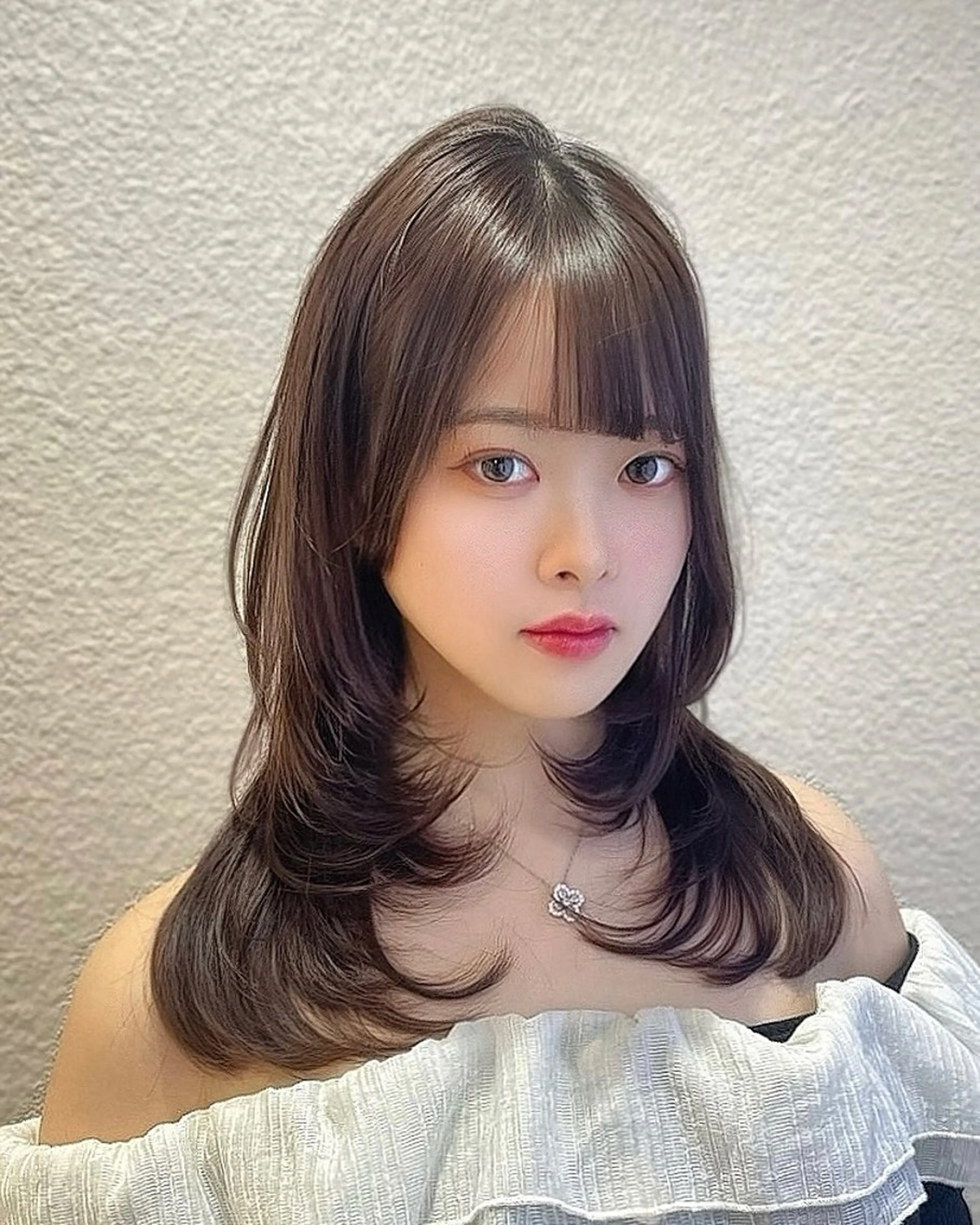 ロング カラー カット ヘアカラー トリートメント MIRAC所属・Ryoichi⛓️ 韓国ヘア/ハイトーンのヘアスタイル