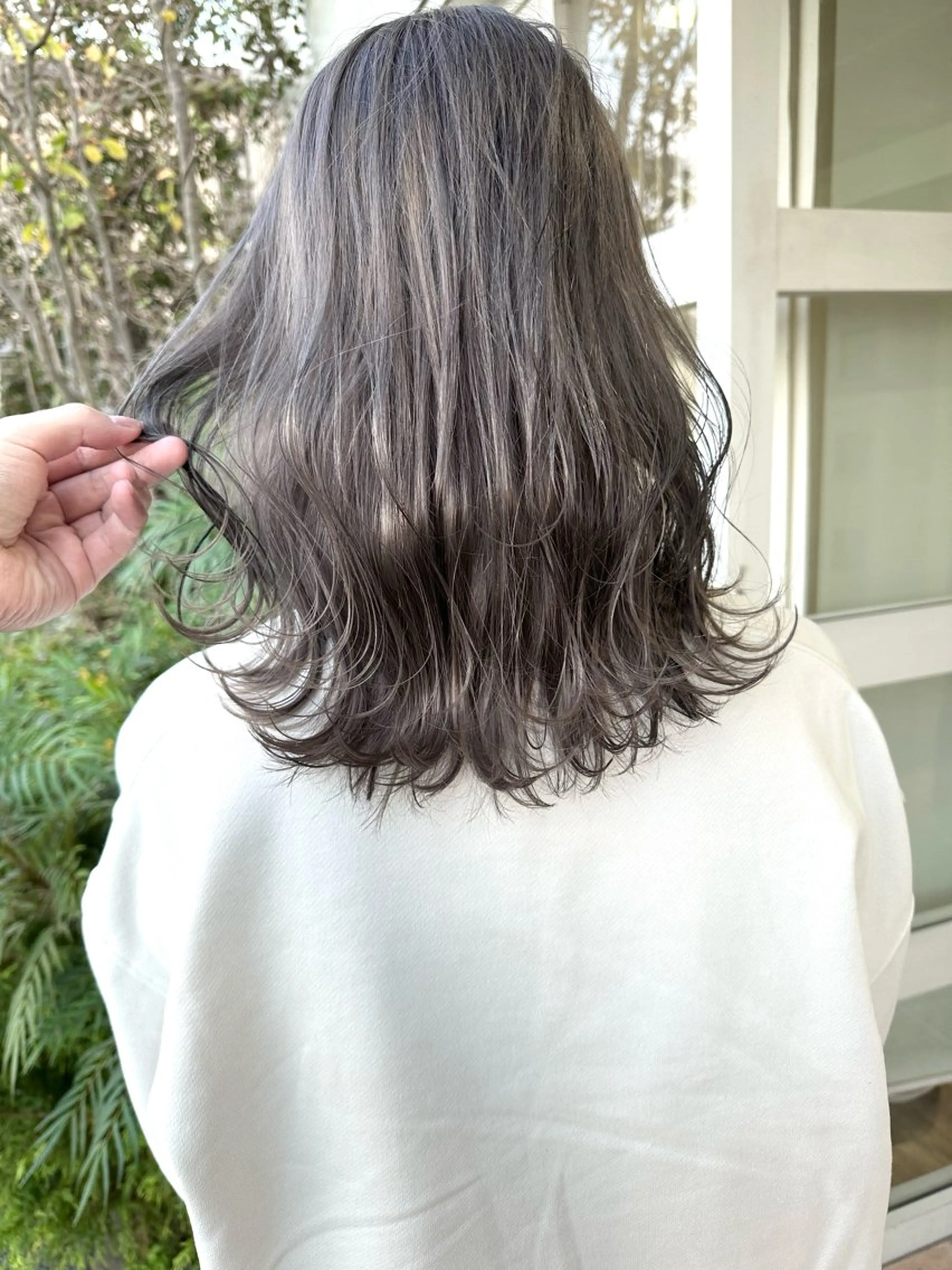 ミディアム ヘアカラー 大橋 聖哉のヘアスタイル