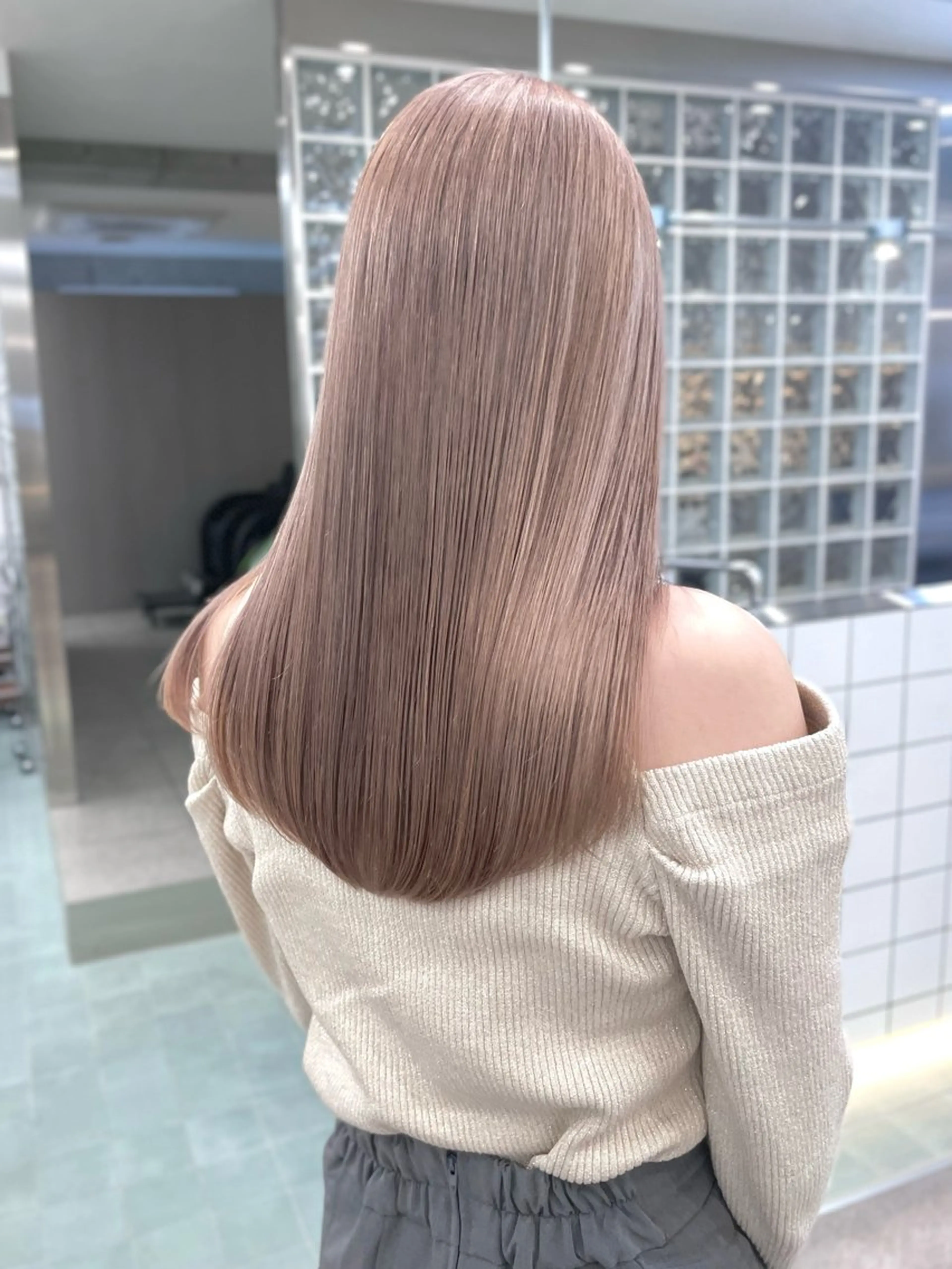 ロング ミルクティーベージュ レイヤー/あげは🎀のヘアスタイル