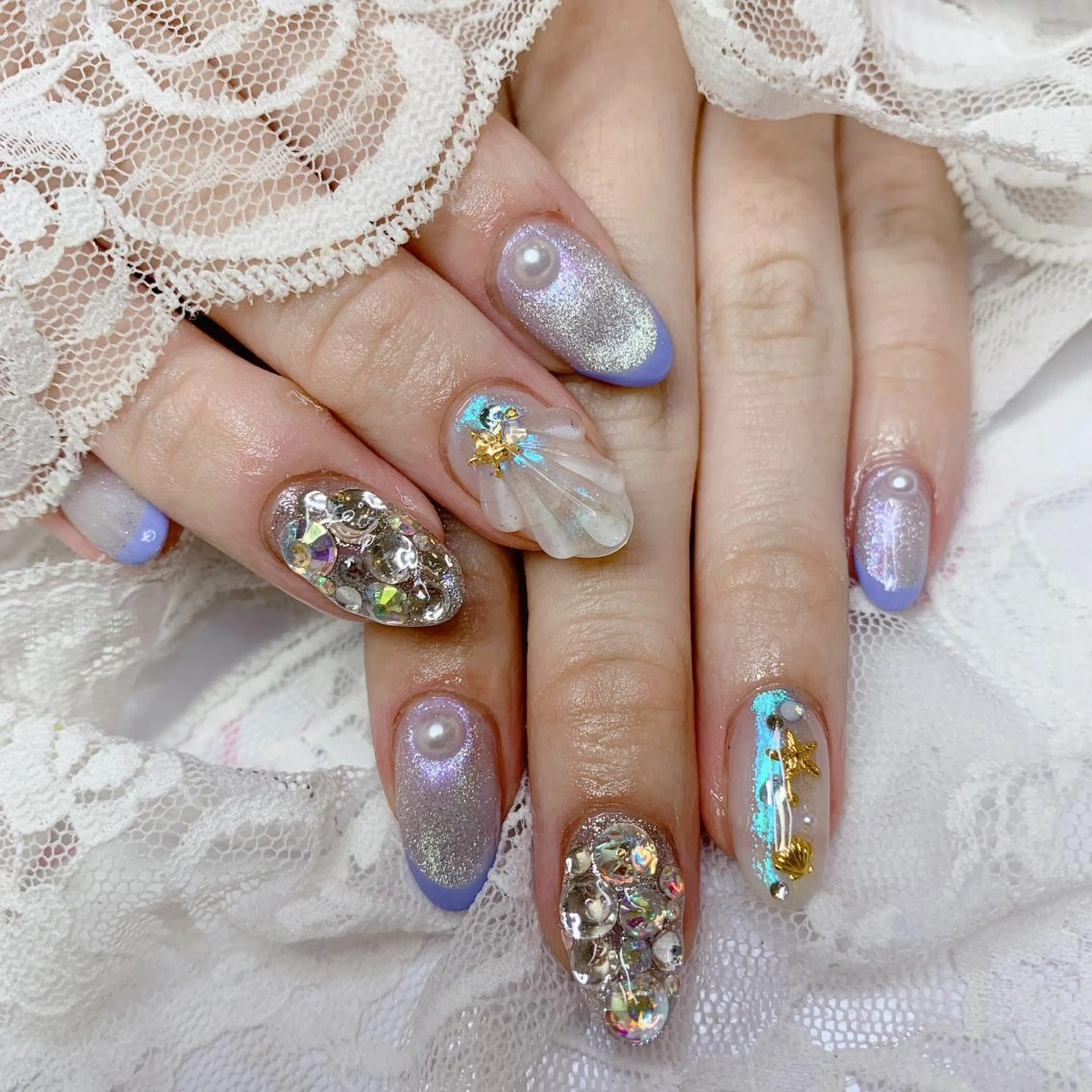 ネイル ハンドネイル La neige* yuki 🐩🌙のネイルデザイン